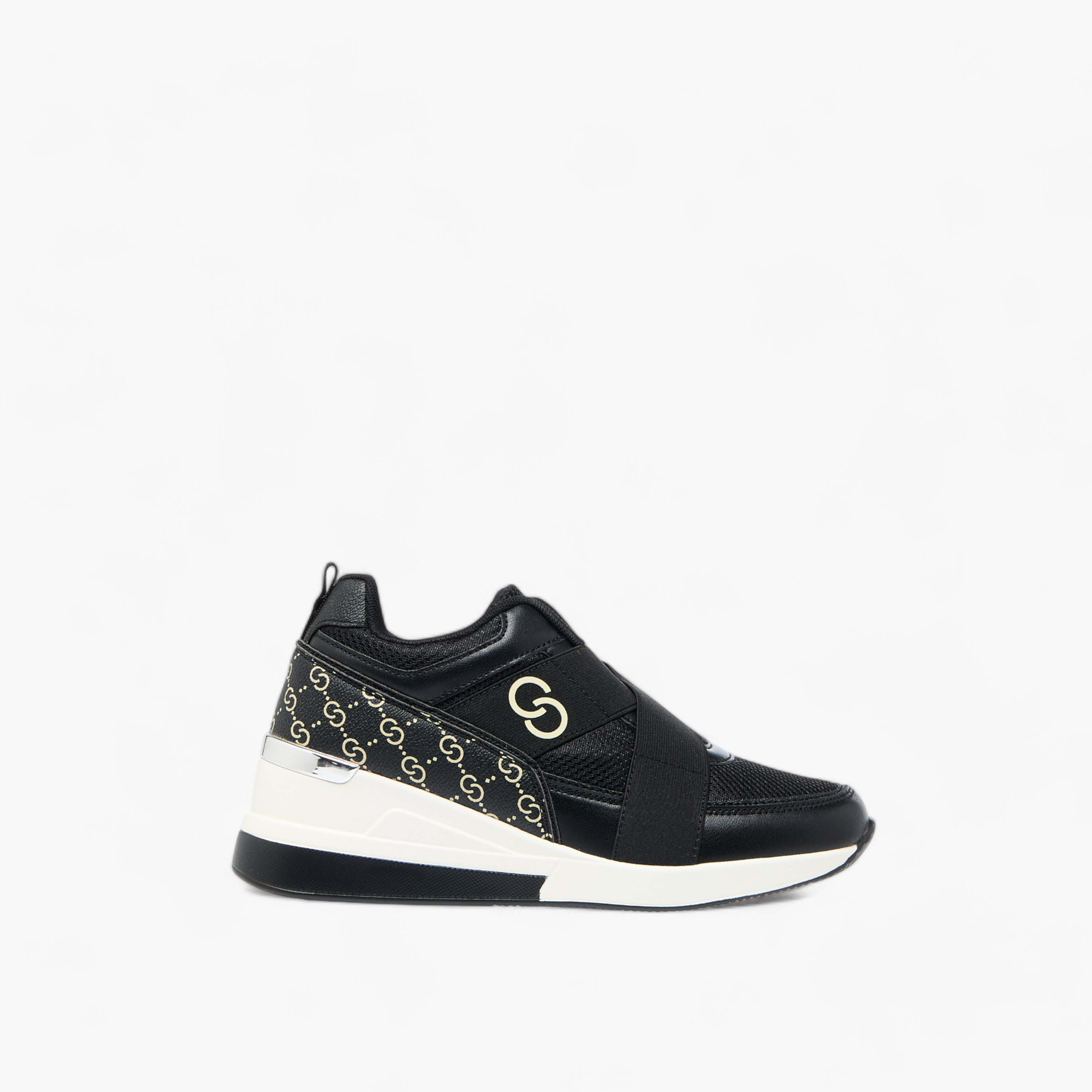 حذاء سنيكرز سهل الارتداء بكعب ويدج وطبعات مونوجرام للنساء من سيليست-women-shoes-sneakers-image-3