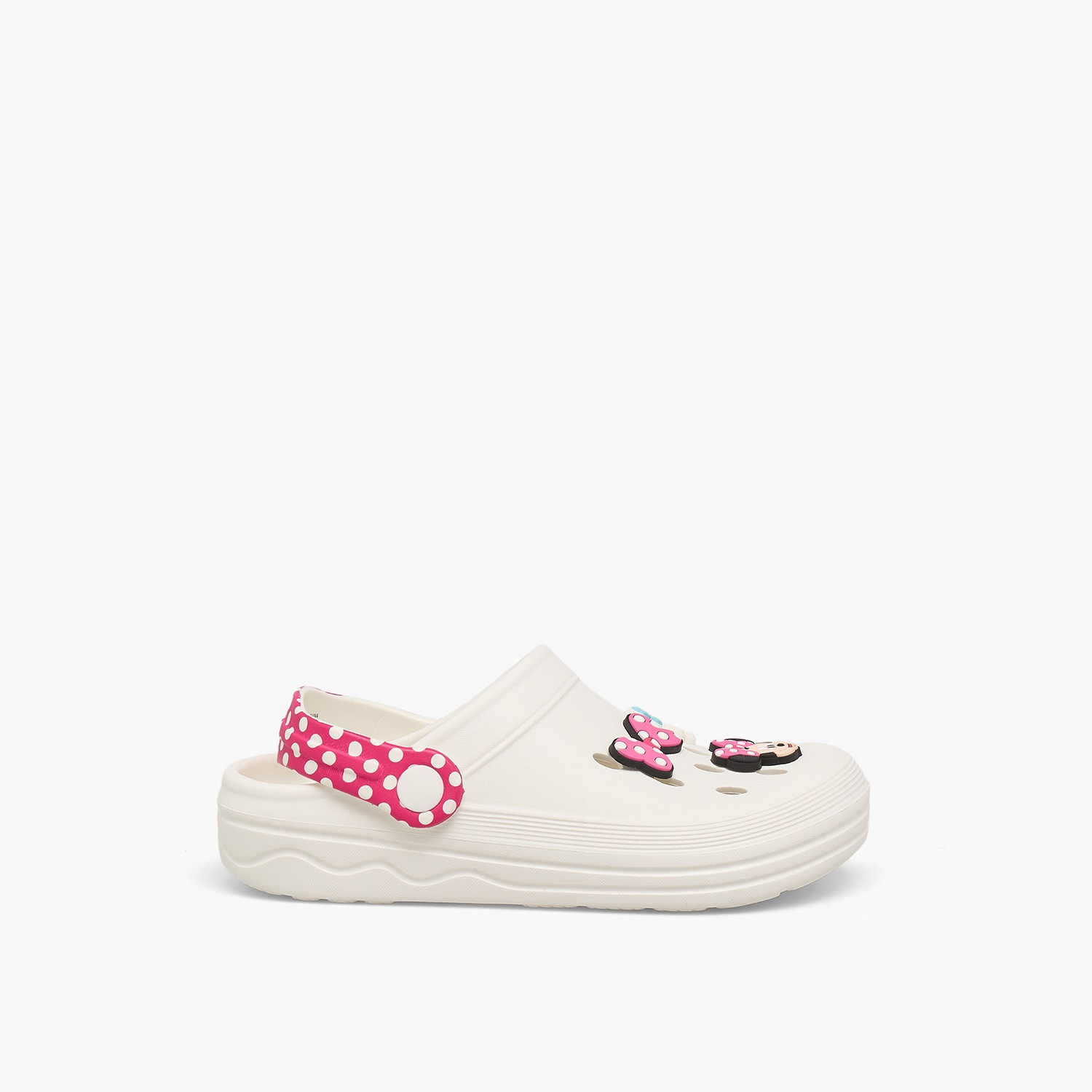 Disney Girls Minnie Mouse Applique Clogs-girls-shoes-flipflopsandslides-image-3