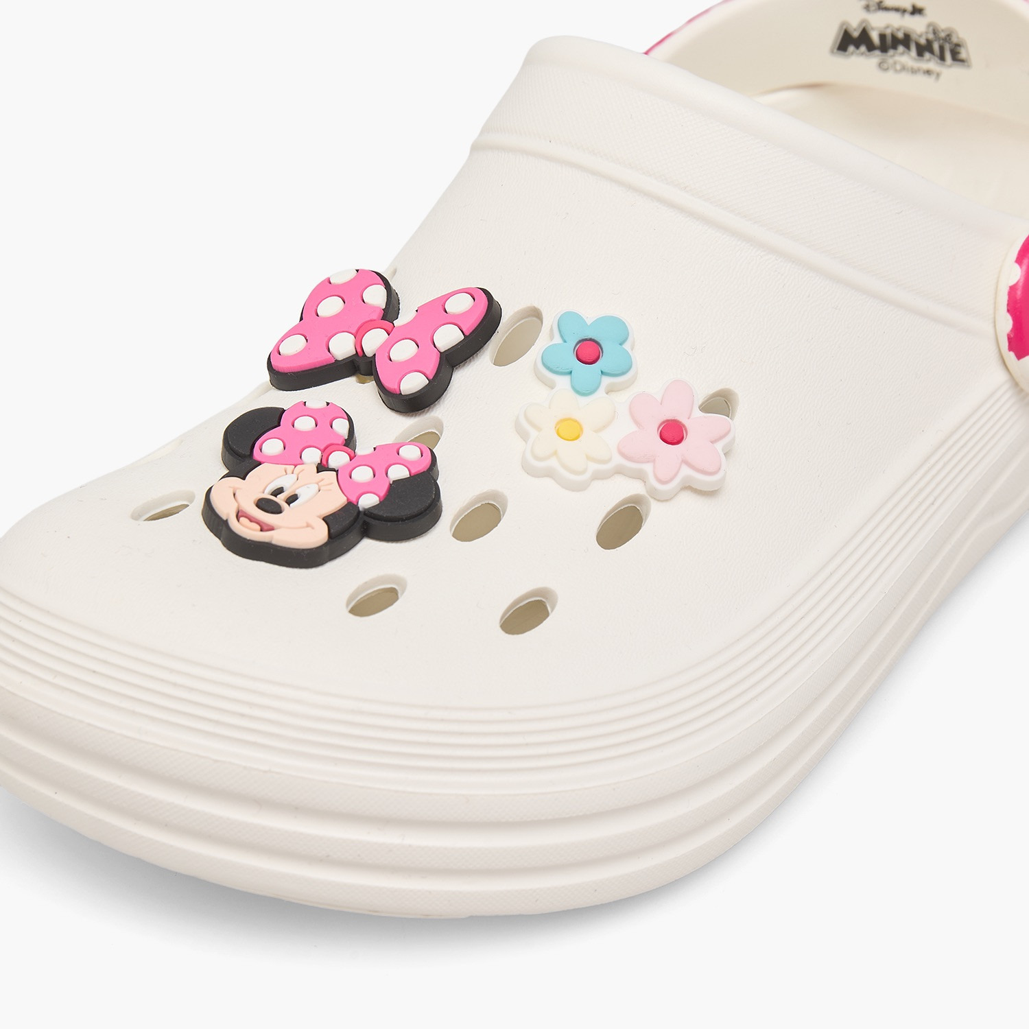 Disney Girls Minnie Mouse Applique Clogs-girls-shoes-flipflopsandslides-image-4
