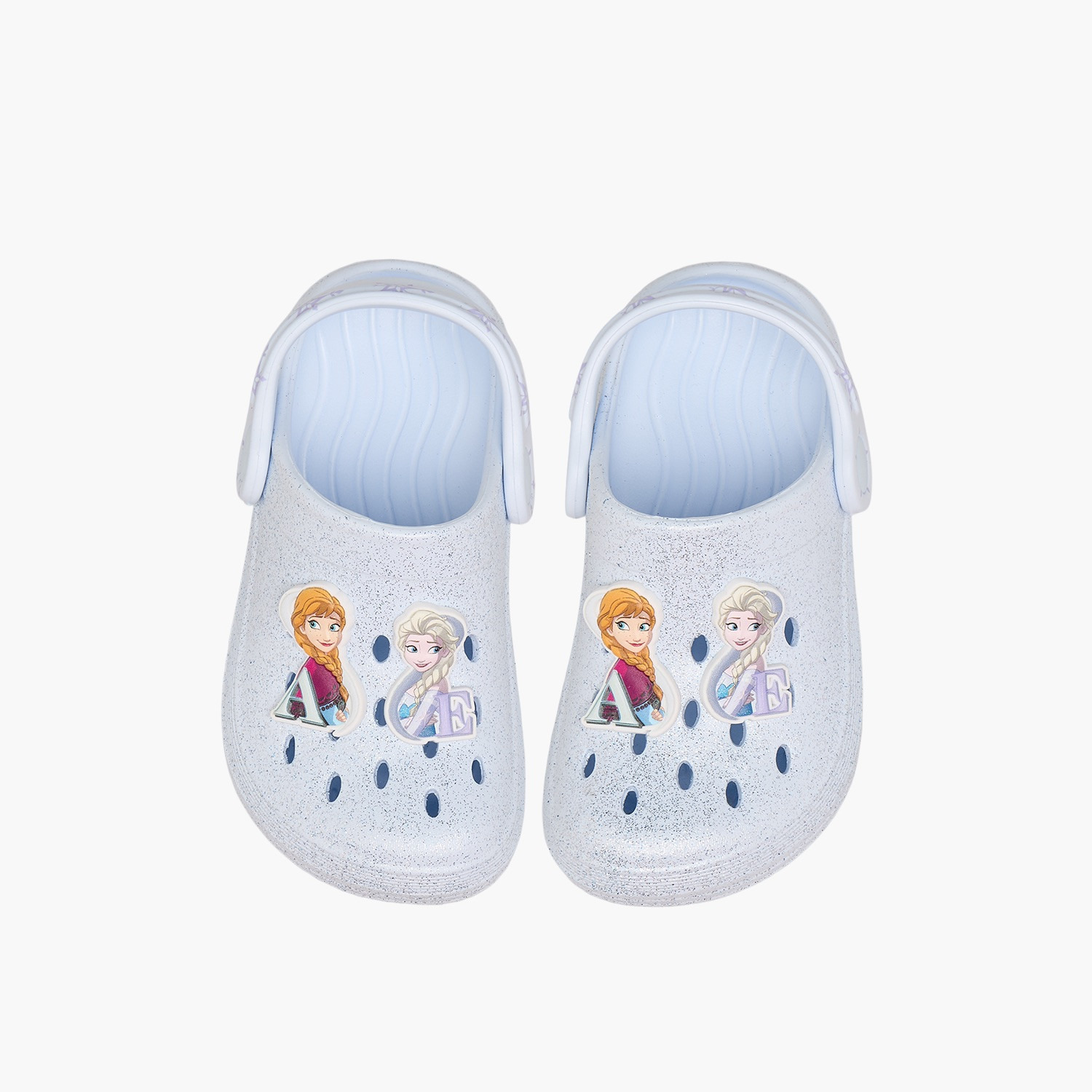 Disney Girls Frozen Applique Clogs-girls-shoes-flipflopsandslides-image-1