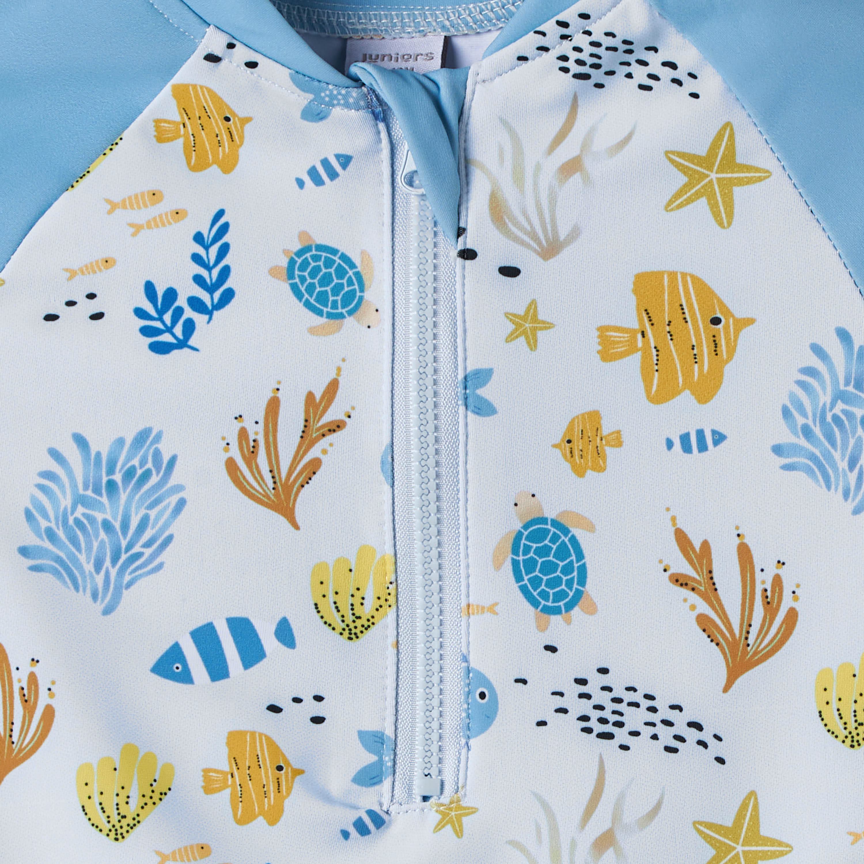 Juniors Sea Life Print Swimsuit with Towel and Sunglasses-baby-boys-clothing-swimwear-image-3