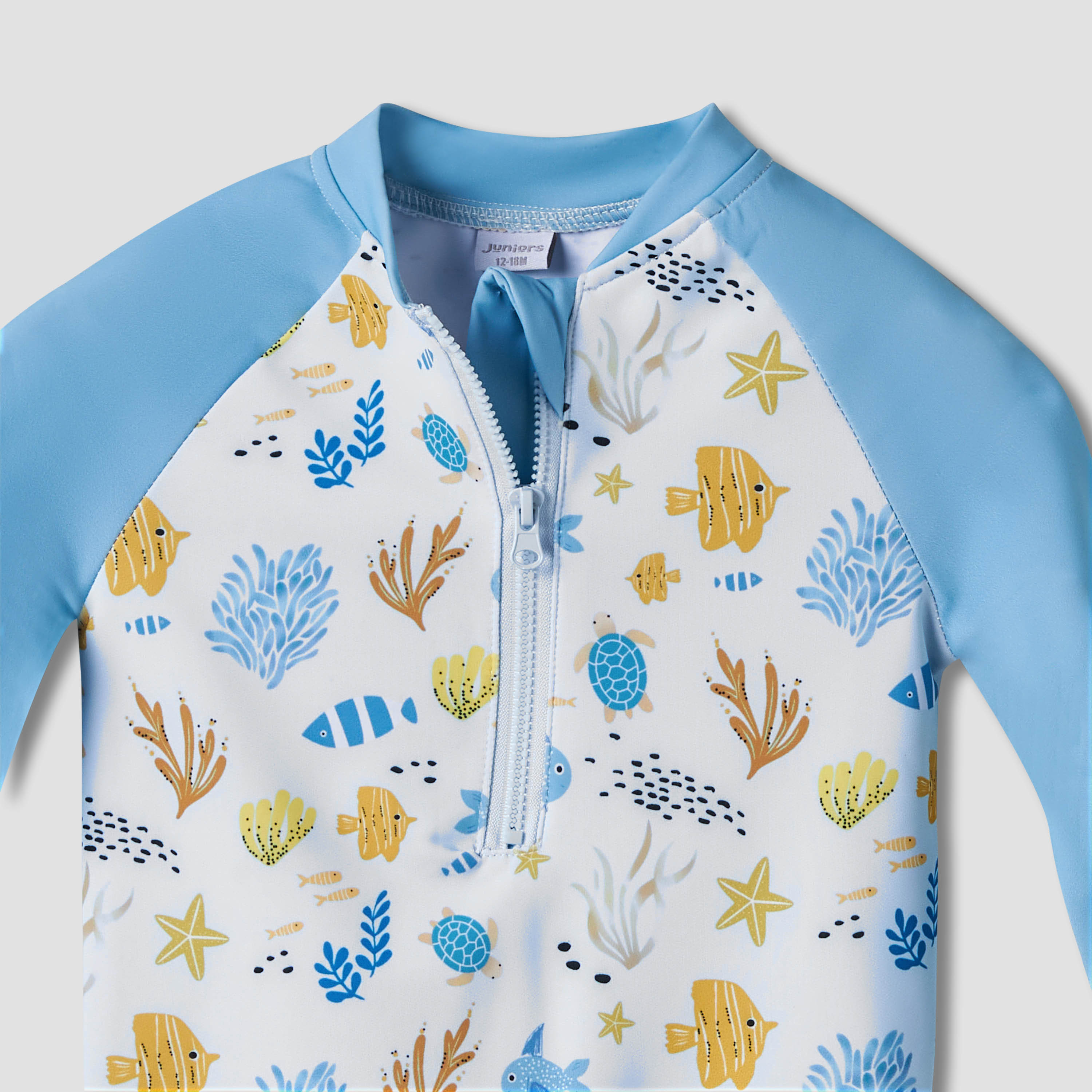 Juniors Sea Life Print Swimsuit with Towel and Sunglasses-baby-boys-clothing-swimwear-image-4
