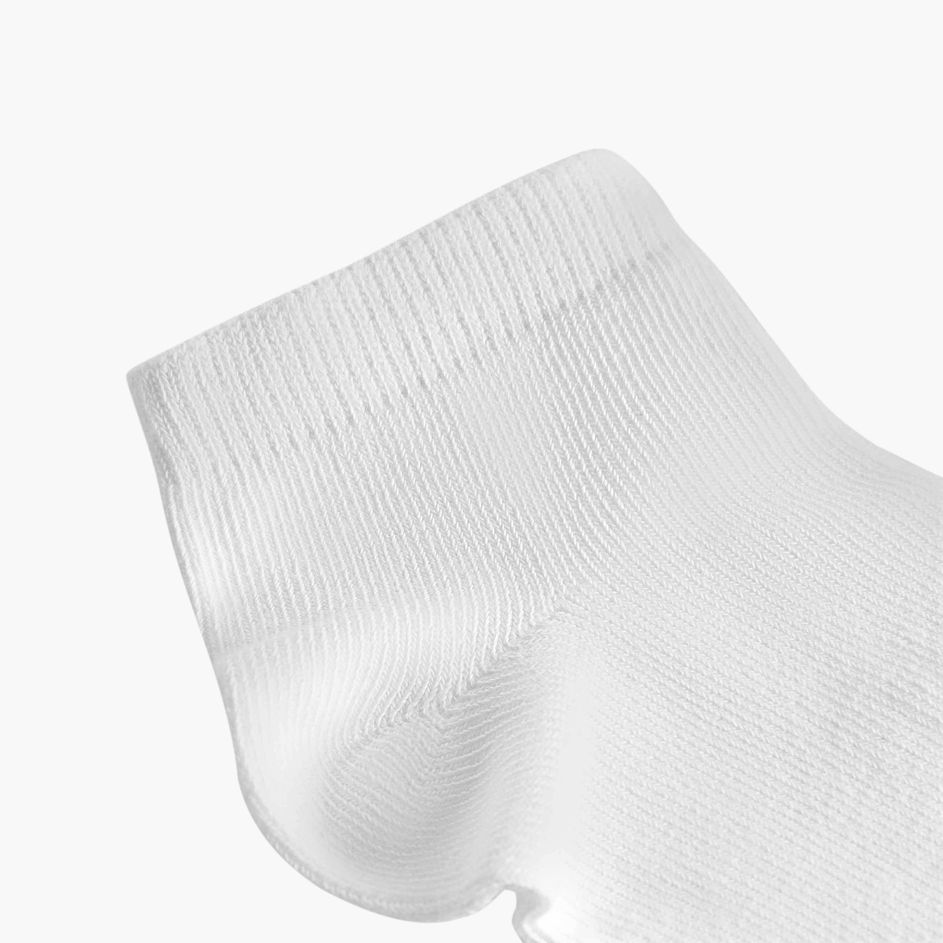 Juniors Solid Ankle Length Trainer Socks - Set of 3-baby-boys-accessories-socks-image-5