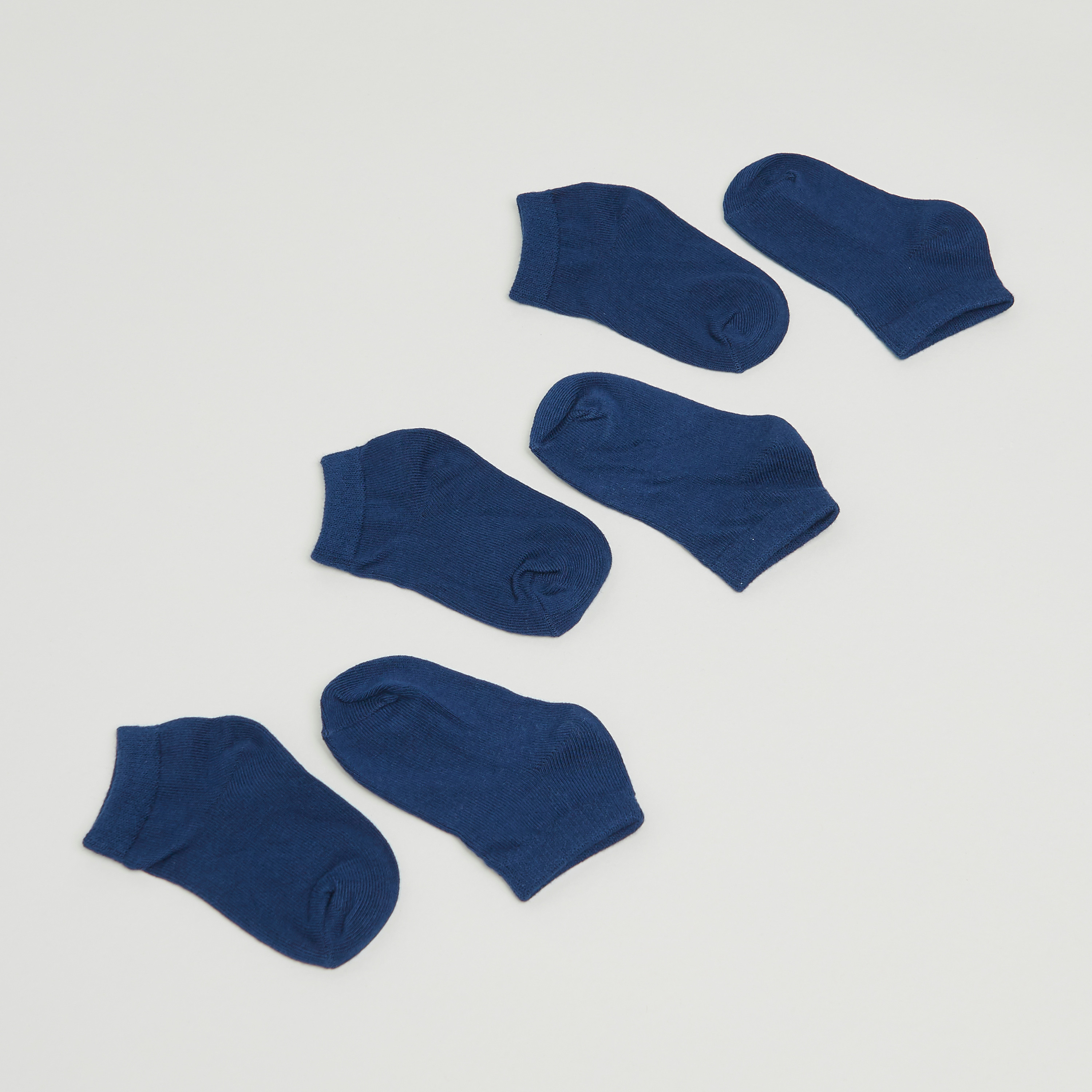 Juniors Solid Ankle Length Socks - Pair of 3-boys-accessories-socks-image-2