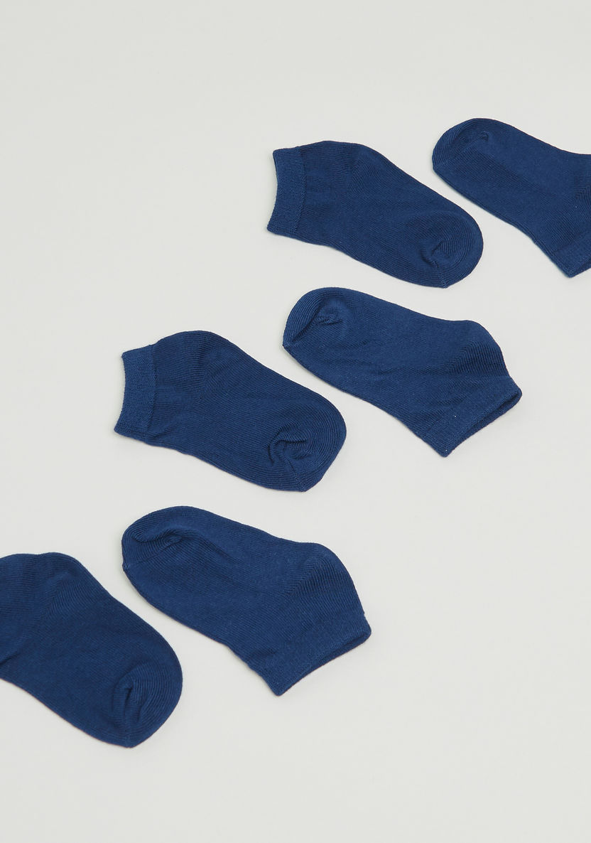 Juniors Solid Ankle Length Socks - Pair of 3-Socks-image-1