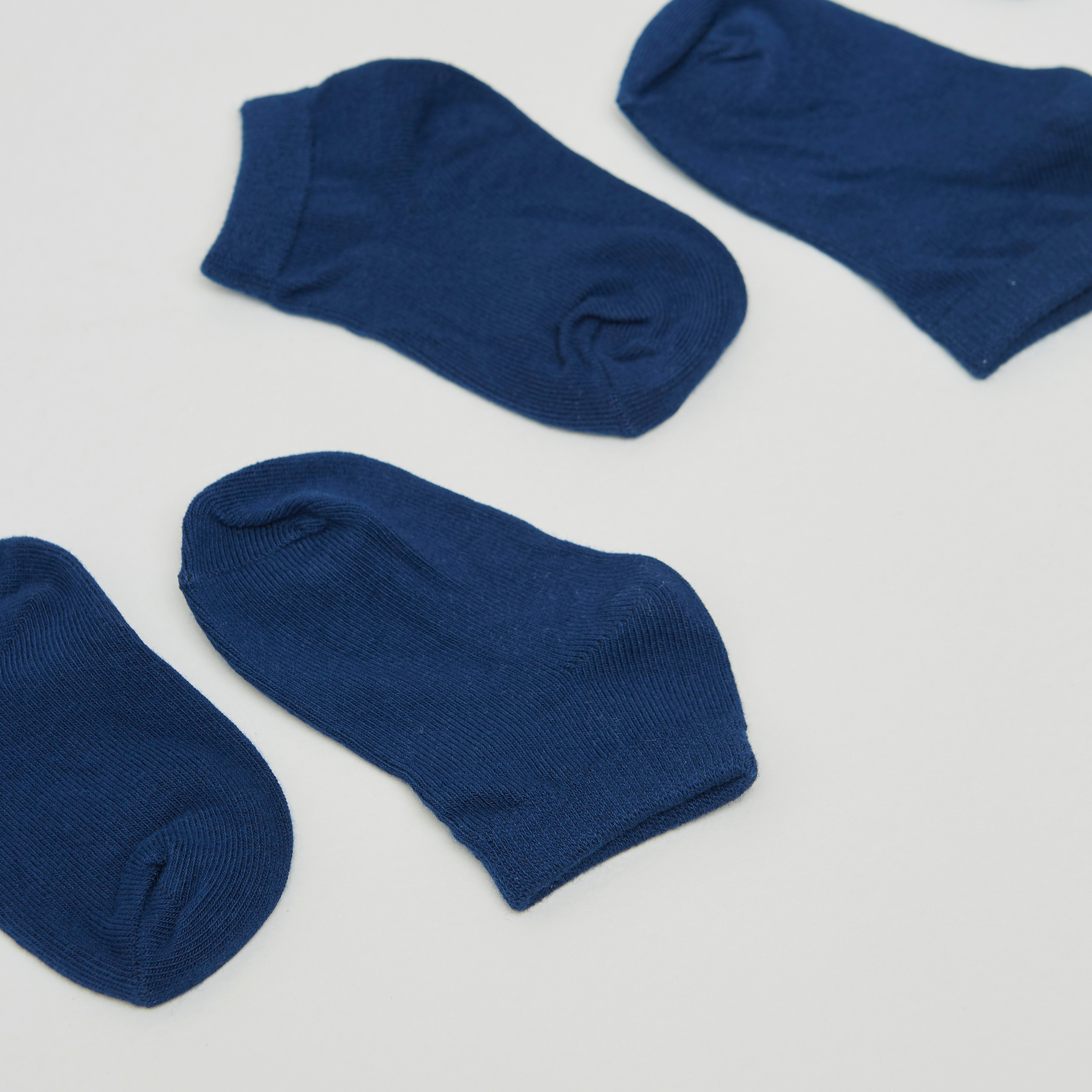 Juniors Solid Ankle Length Socks - Pair of 3-boys-accessories-socks-image-3