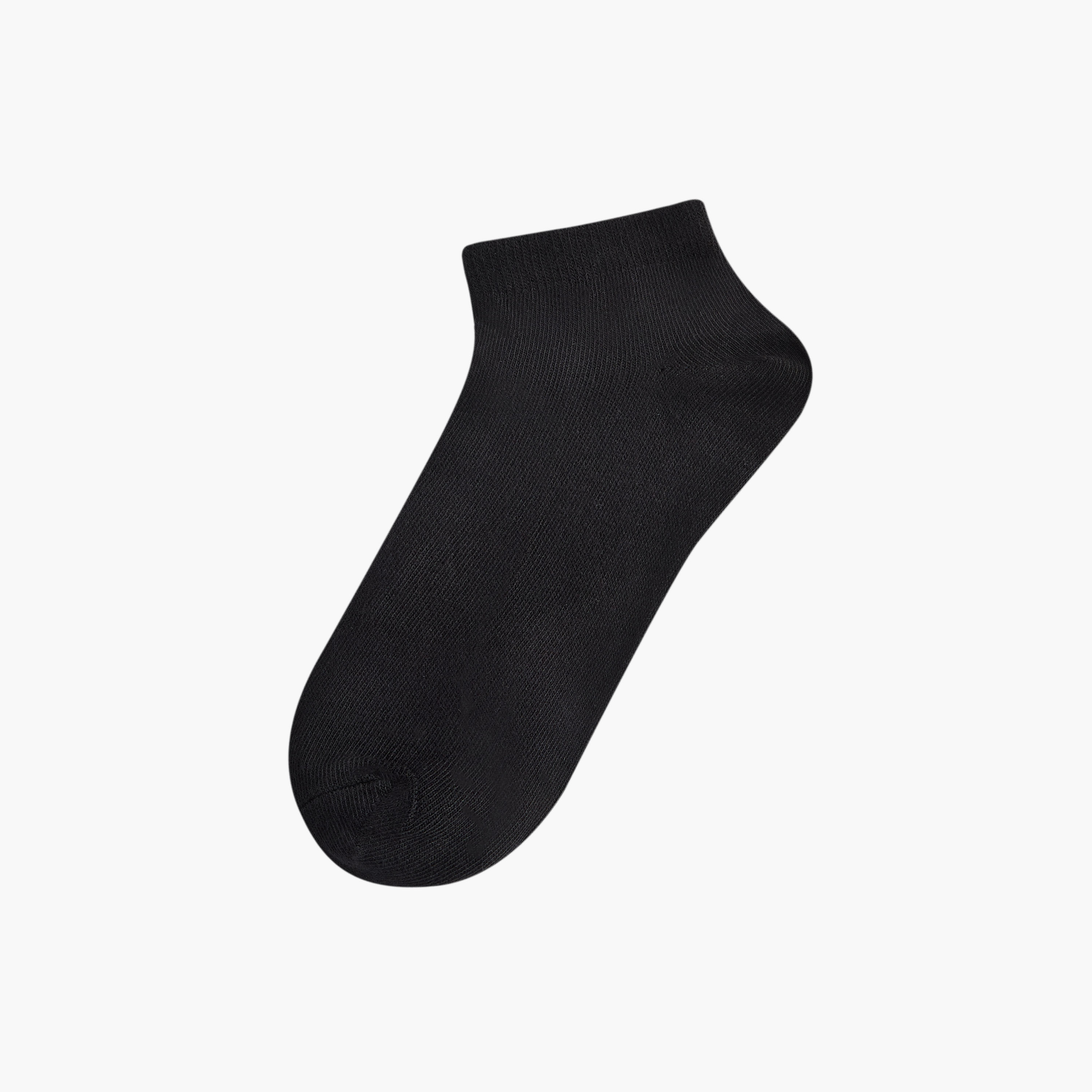 جوارب سادة بطول الكاحل- طقم من 3 أزواج-boys-accessories-socks-image-4