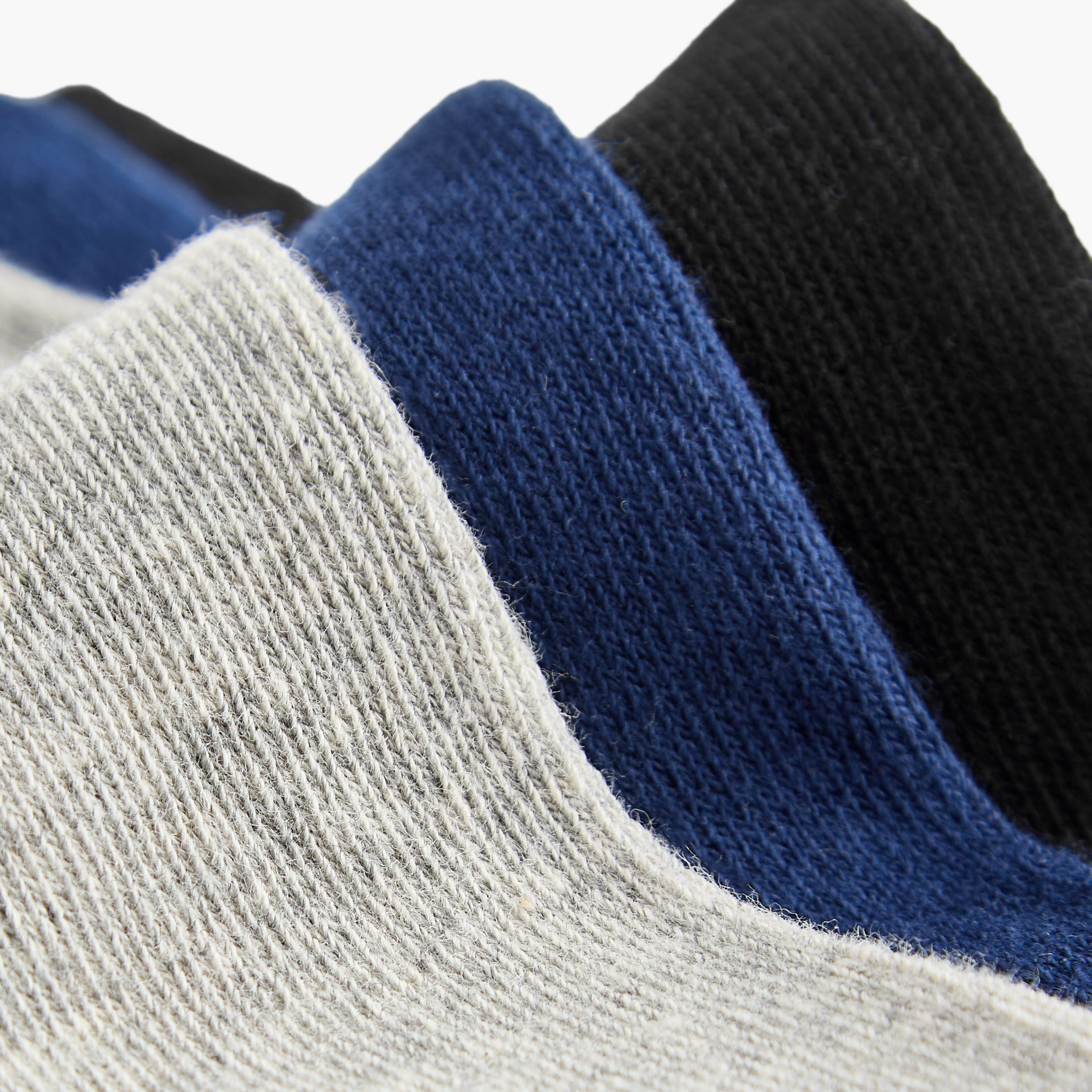 جوارب سادة بطول الكاحل- طقم من 3 أزواج-boys-accessories-socks-image-2