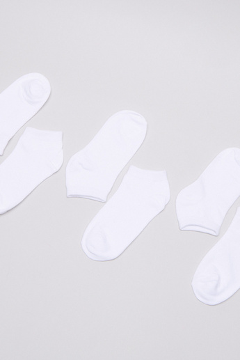 Juniors Solid Ankle Socks - Set of 3