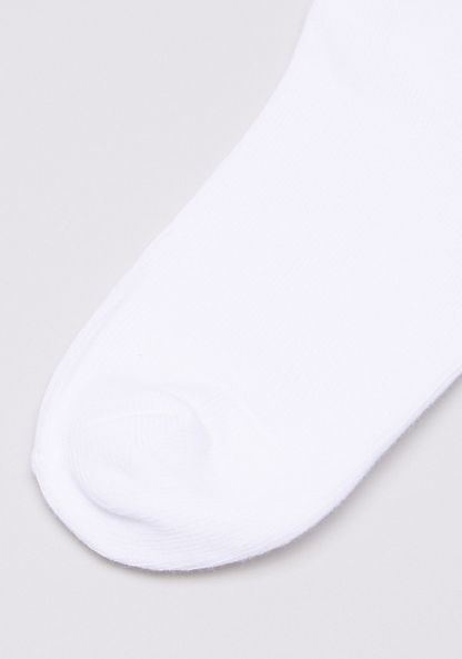 Juniors Solid Ankle Socks - Set of 3-Socks-image-2