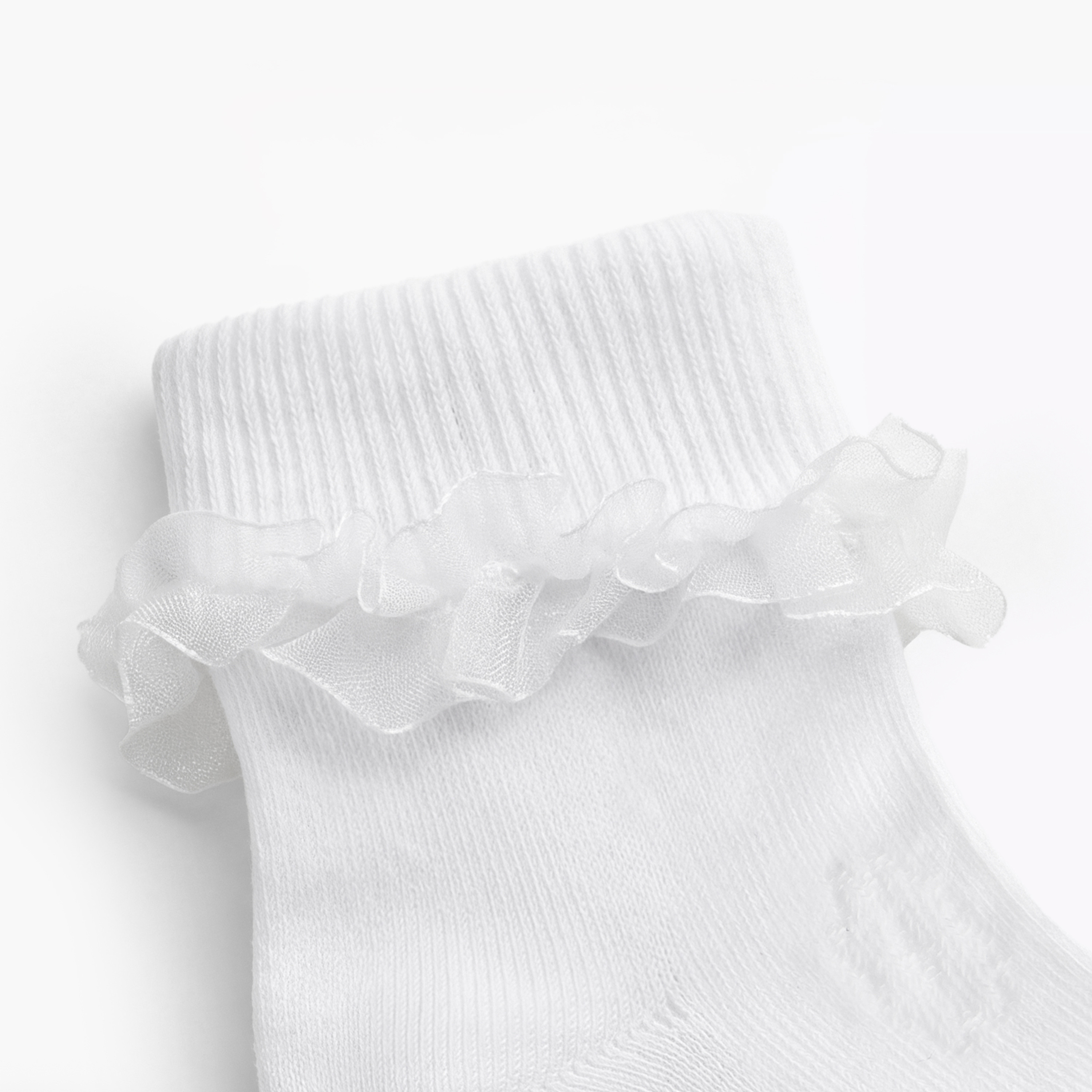 Juniors Basic Socks with Ruffles - Set of 3-baby-girls-accessories-socks-image-5