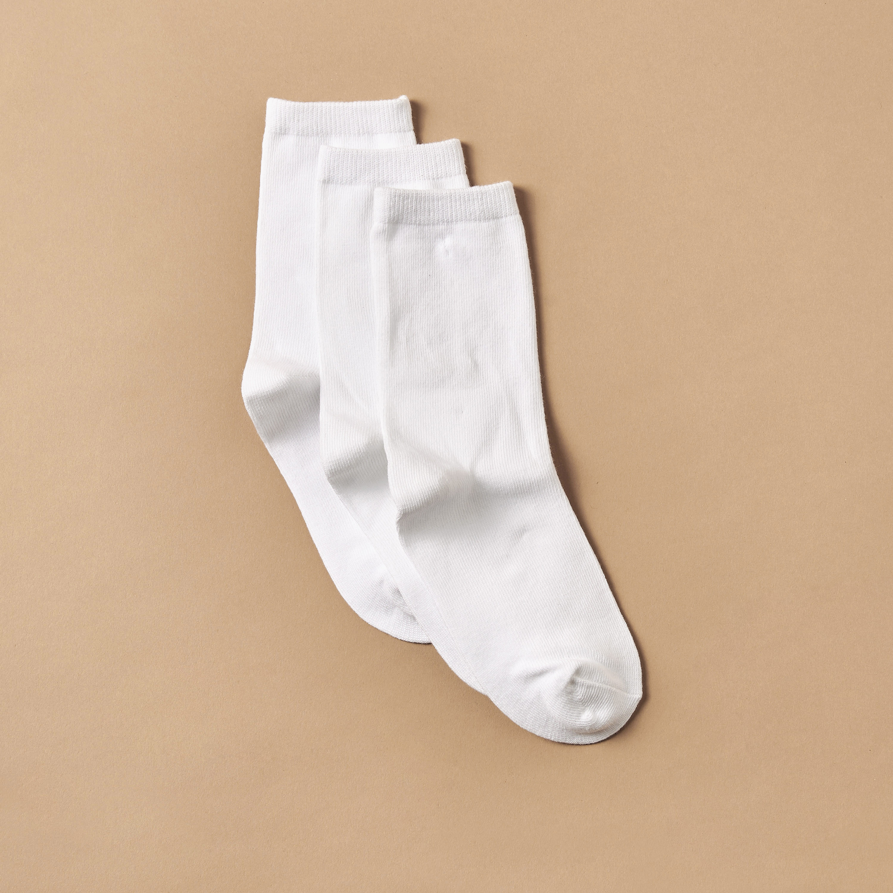 Juniors Ribbed Ankle Socks - Set of 3-girls-accessories-socks-image-2