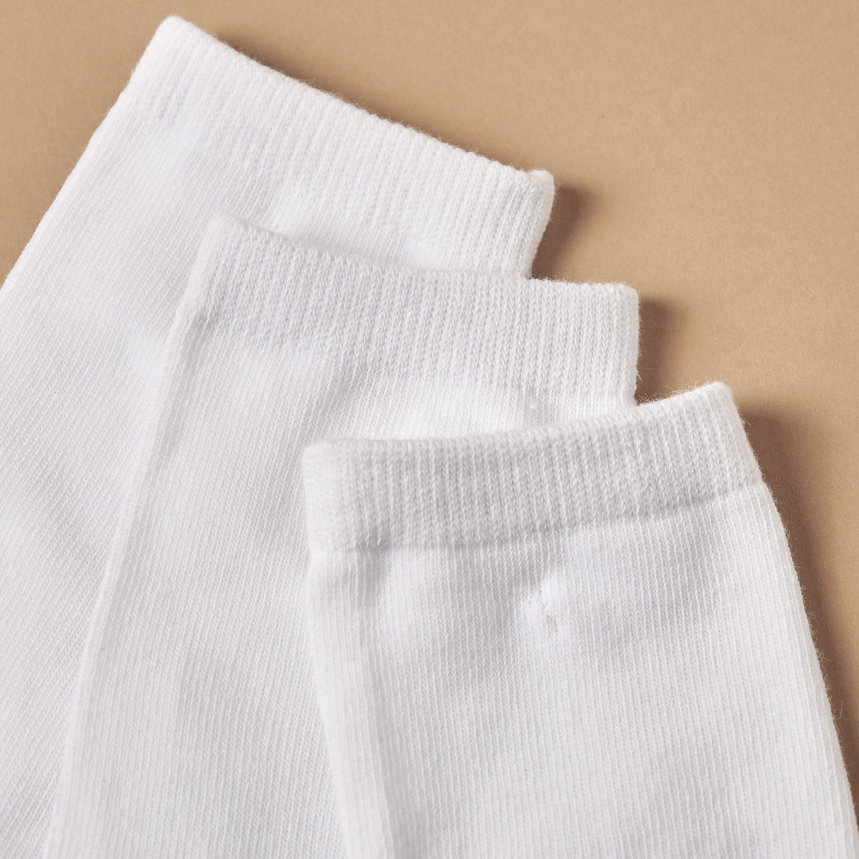 Juniors Ribbed Ankle Socks - Set of 3-girls-accessories-socks-image-3