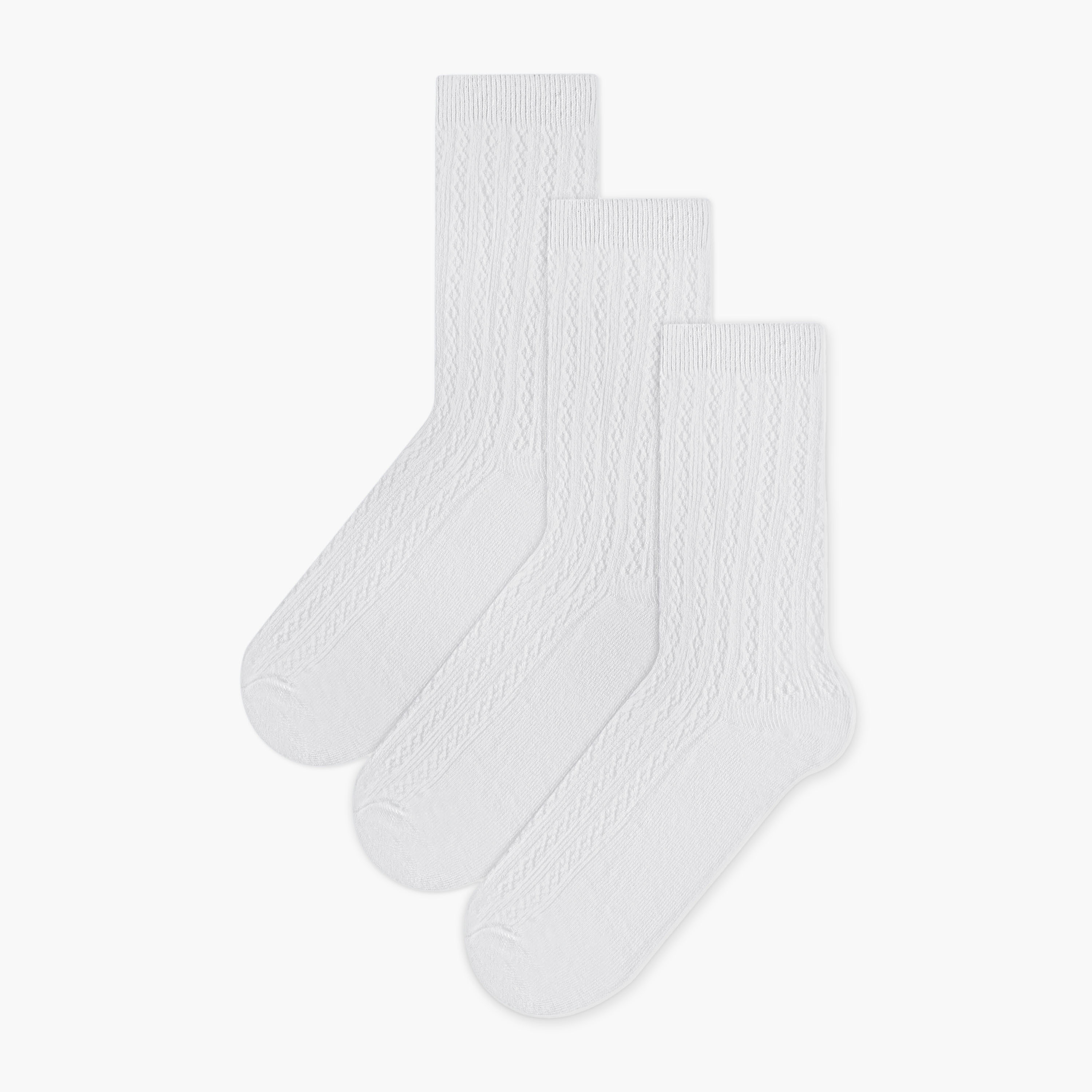 Juniors Solid Socks - Set of 3-girls-accessories-socks-image-1