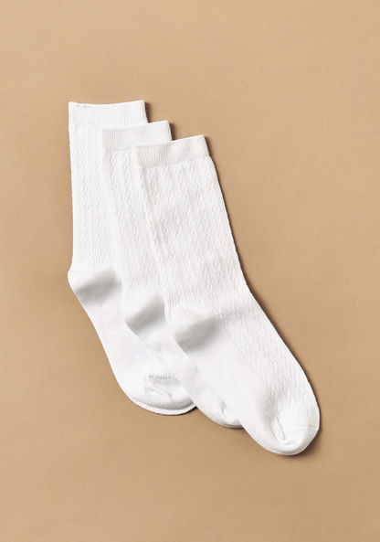 Juniors Solid Socks - Set of 3