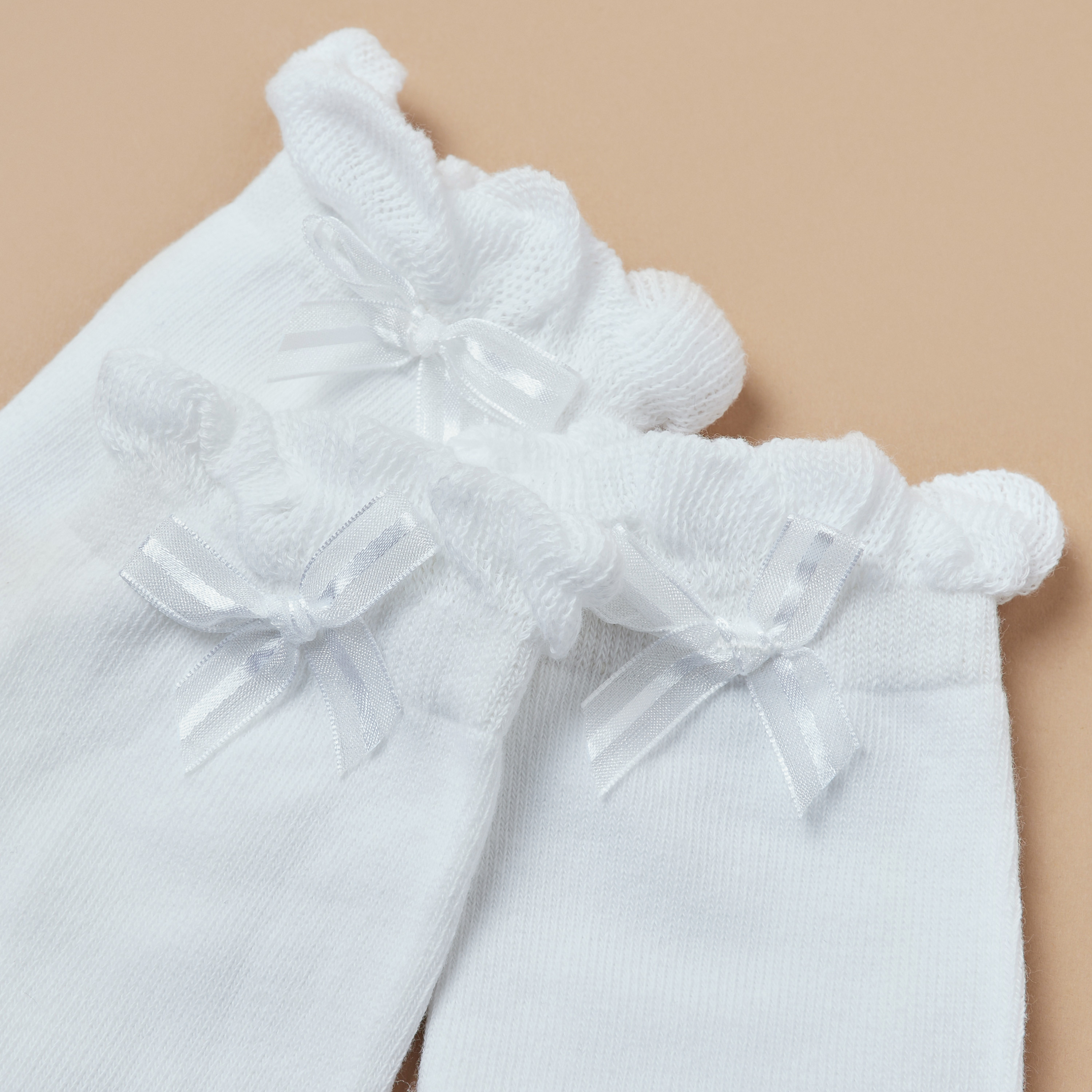 Juniors Crew Length Socks with Ruffle Hem - Set of 3-girls-accessories-socks-image-3
