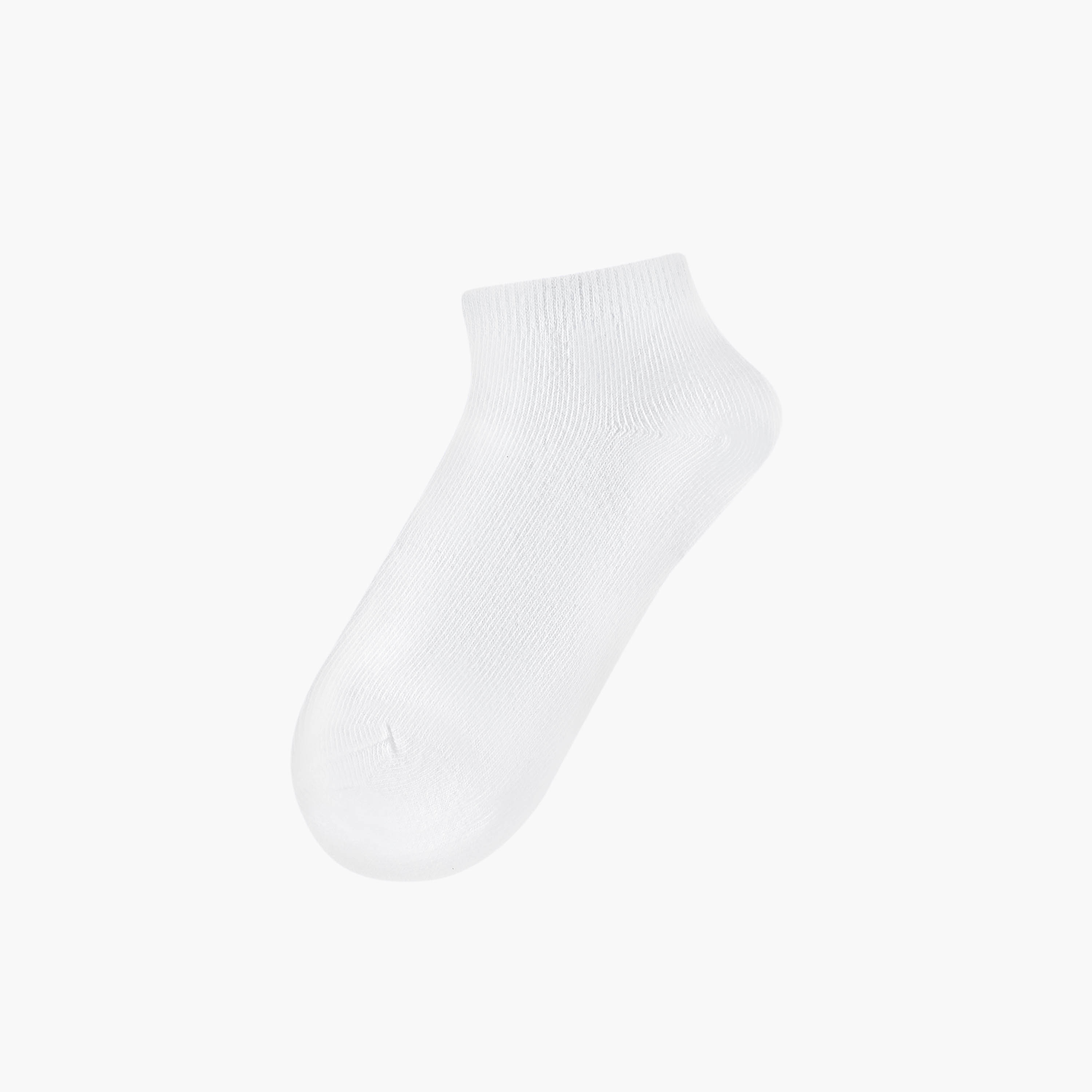 جوارب قطنية سادة من جونيورز - طقم من 3 أزواج-girls-accessories-socks-image-2