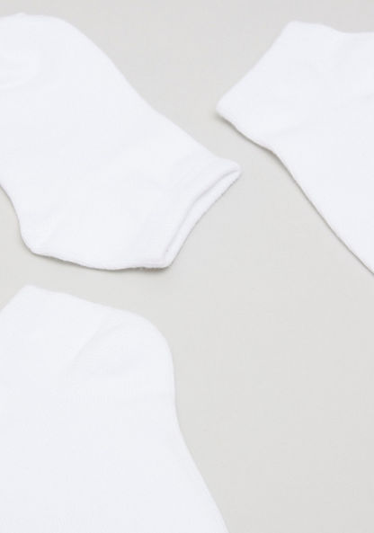 Juniors Solid Cotton Socks - Set of 3