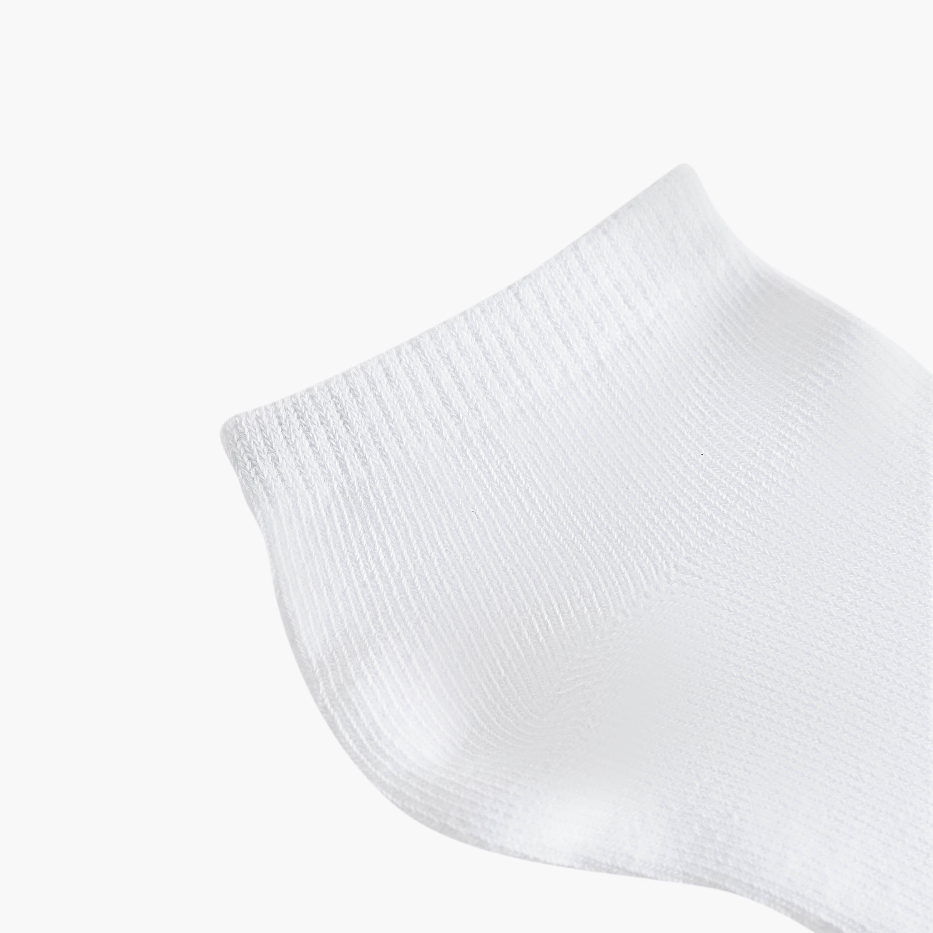 جوارب قطنية سادة من جونيورز - طقم من 3 أزواج-girls-accessories-socks-image-5