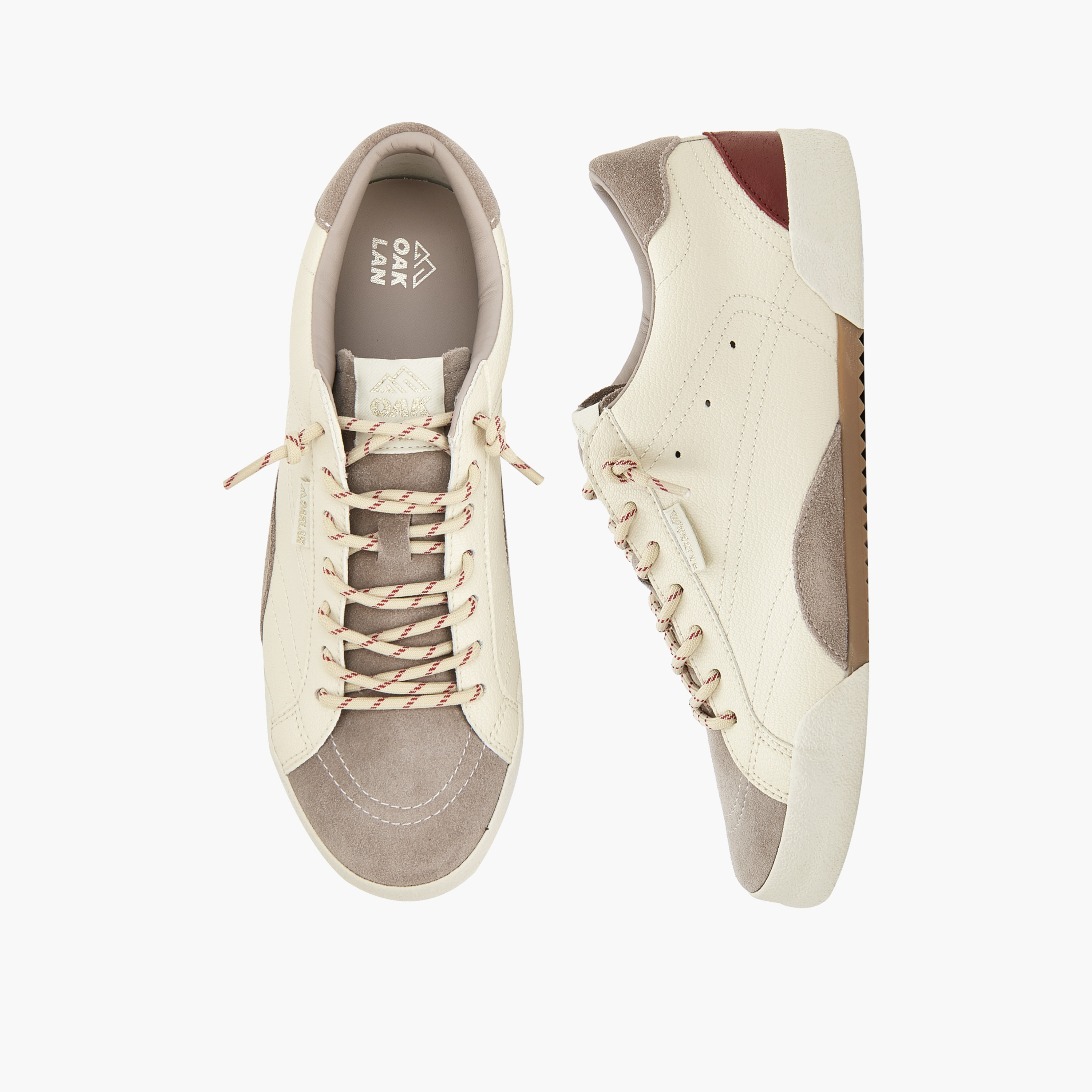Oaklan by Shoexpress Women Panelled Lace-Up Ankle Sneakers-women-shoes-sneakers-image-1