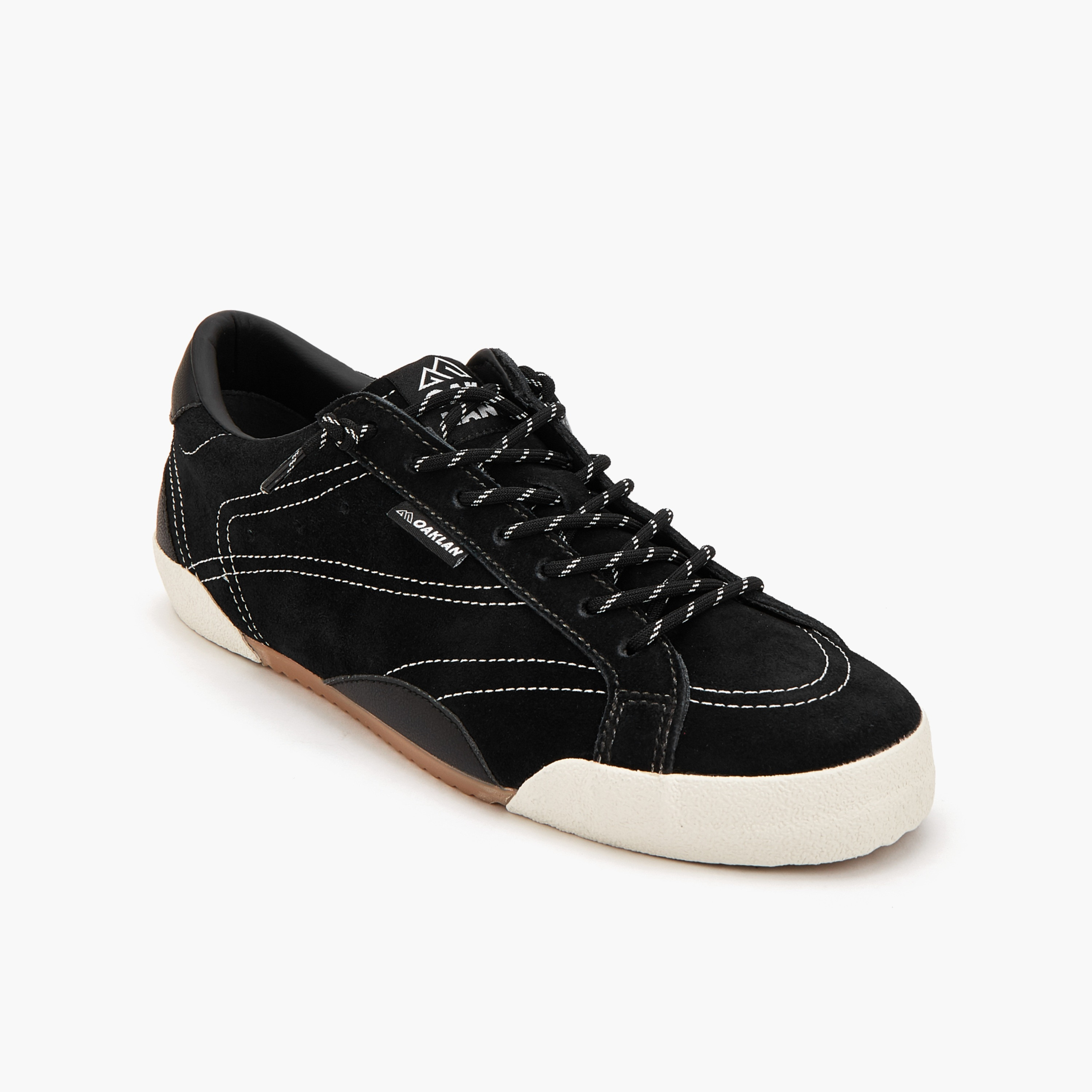 Oaklan by Shoexpress Women Panelled Lace-Up Ankle Sneakers-women-shoes-sneakers-image-2