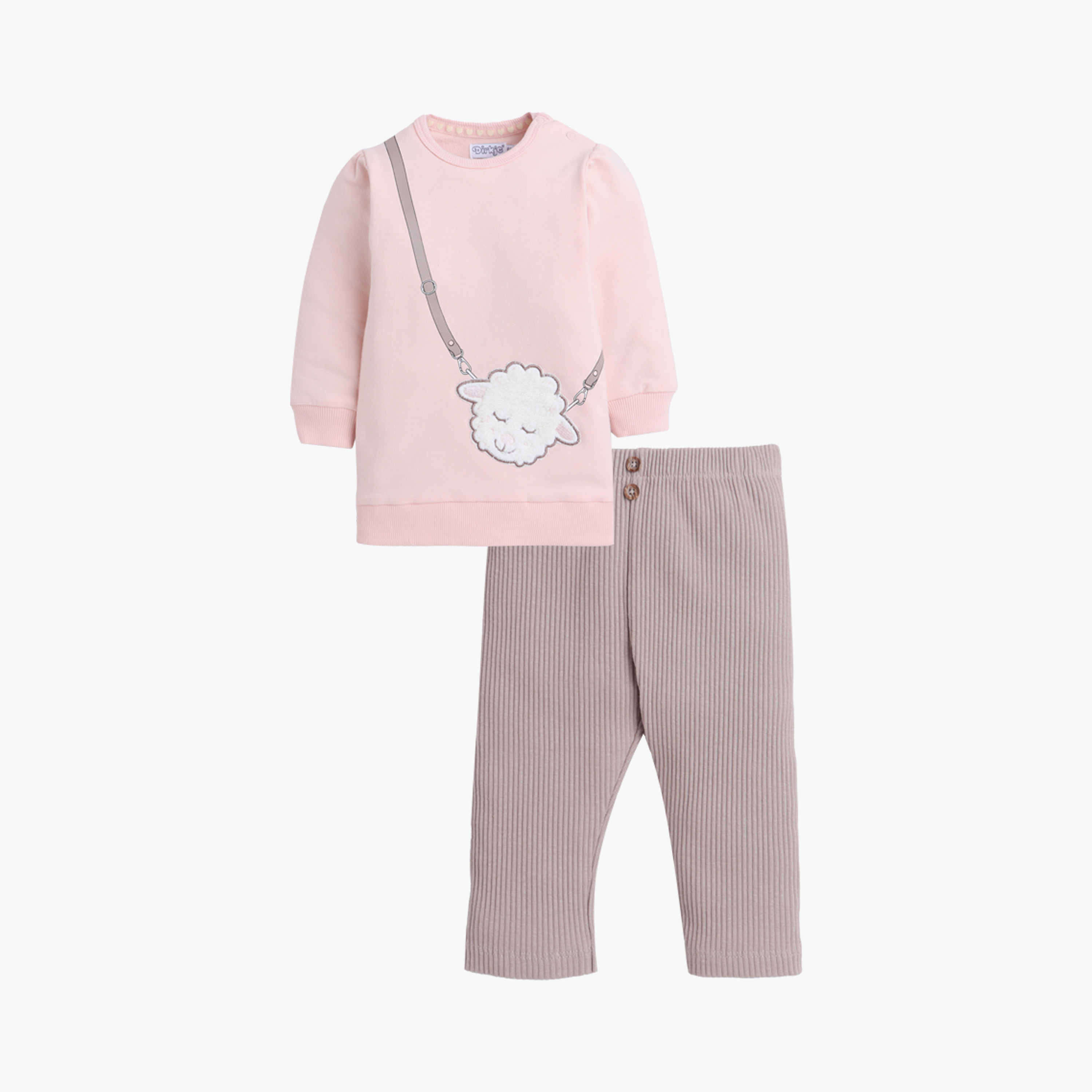 Dirkje 2-Piece Printed Top & Legging Sets-girls-clothing-winterwear-setsandcoords-image-2