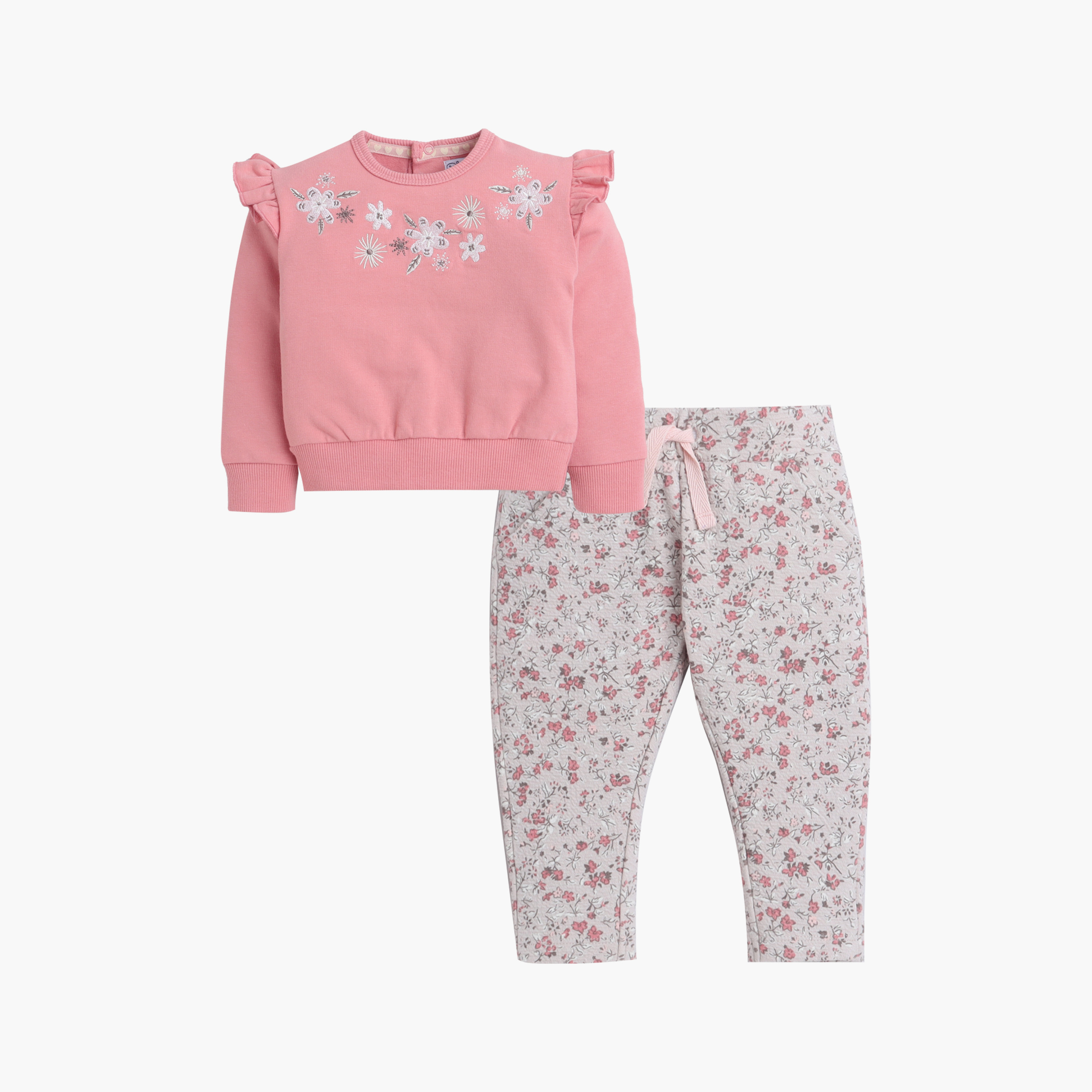 Dirkje 2-Piece Printed Sweatshirt & Pyjama Sets-girls-clothing-winterwear-setsandcoords-image-2