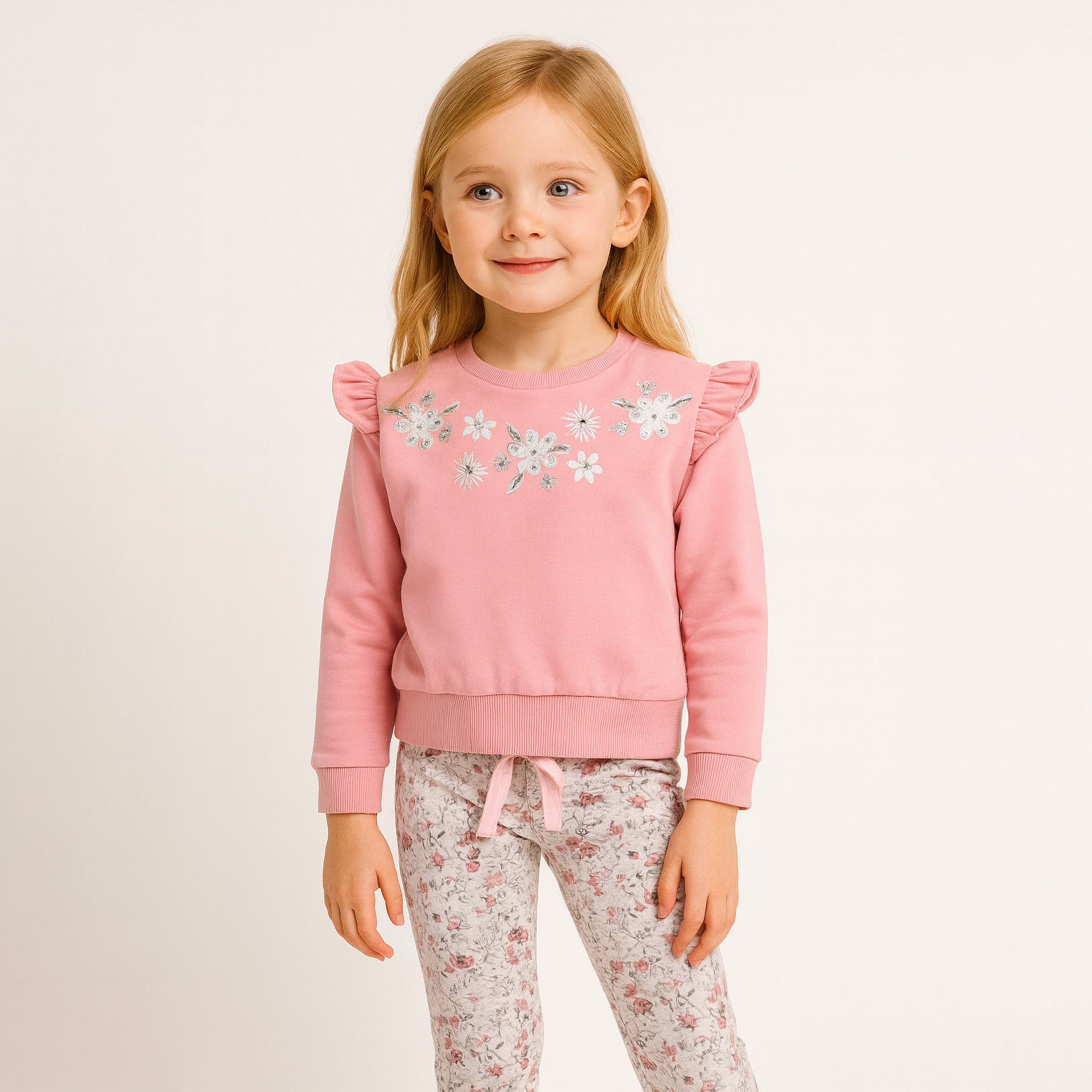 Dirkje 2-Piece Printed Sweatshirt & Pyjama Sets-girls-clothing-winterwear-setsandcoords-image-4