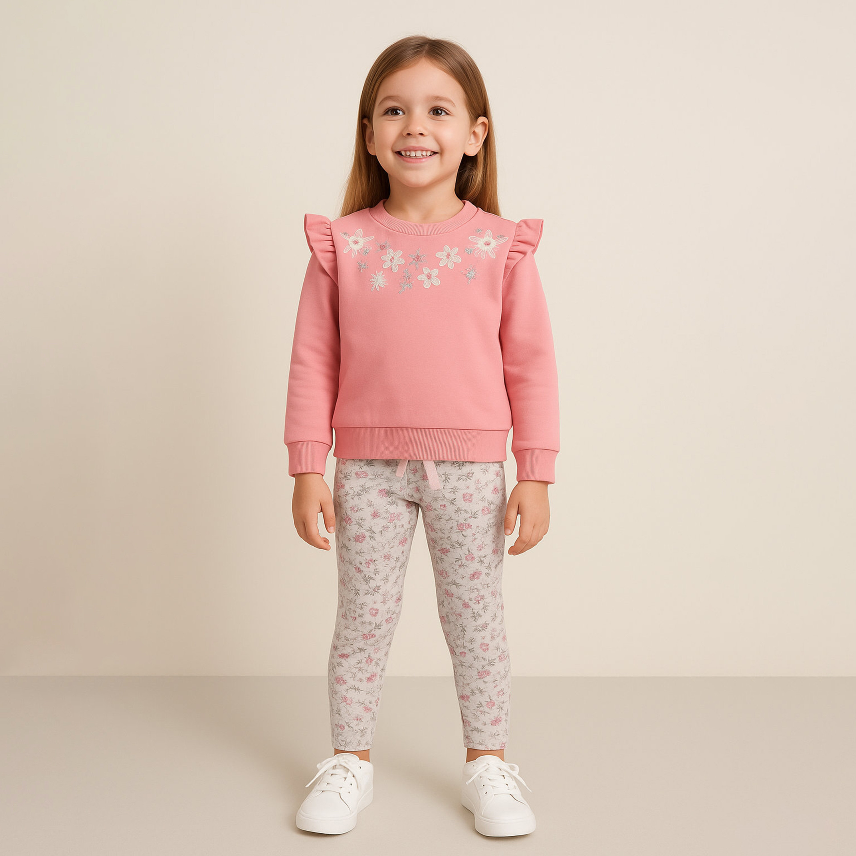 Dirkje 2-Piece Printed Sweatshirt & Pyjama Sets-girls-clothing-winterwear-setsandcoords-image-5