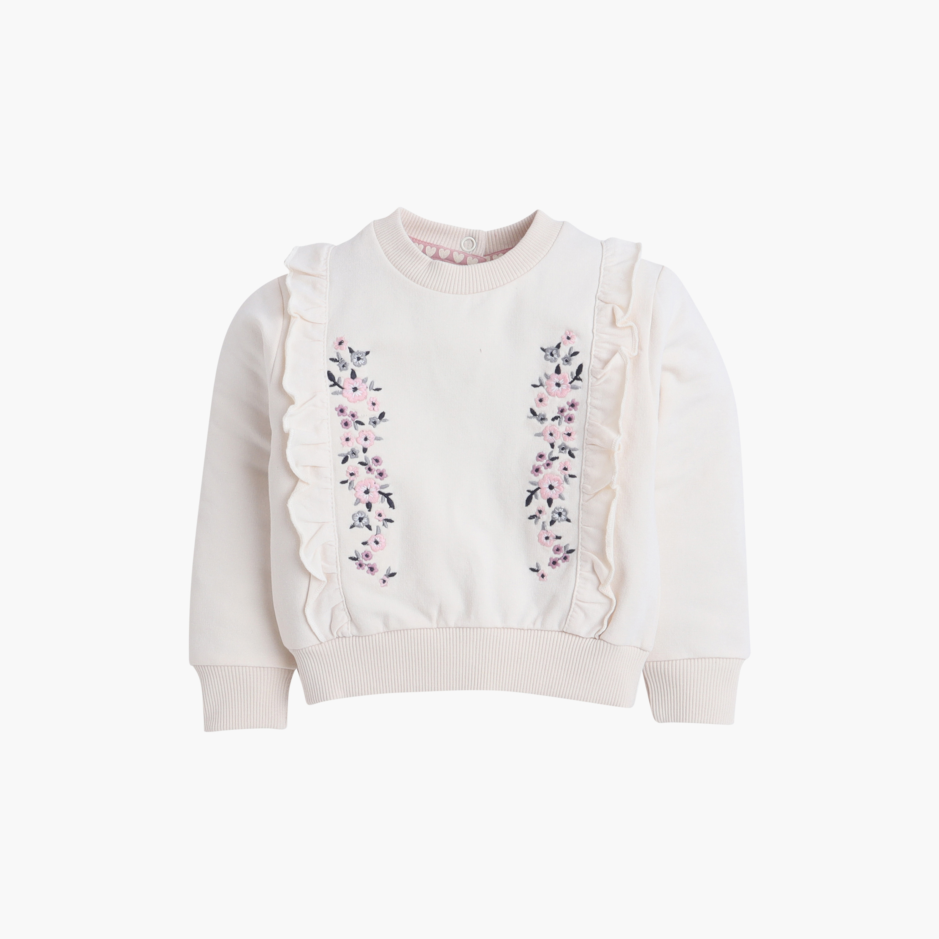 طقم من 3 قطع سويت شيرت وربطة رأس وبنطلون بطبعة من ديركيه-baby-girls-clothing-setsandcoords-image-3