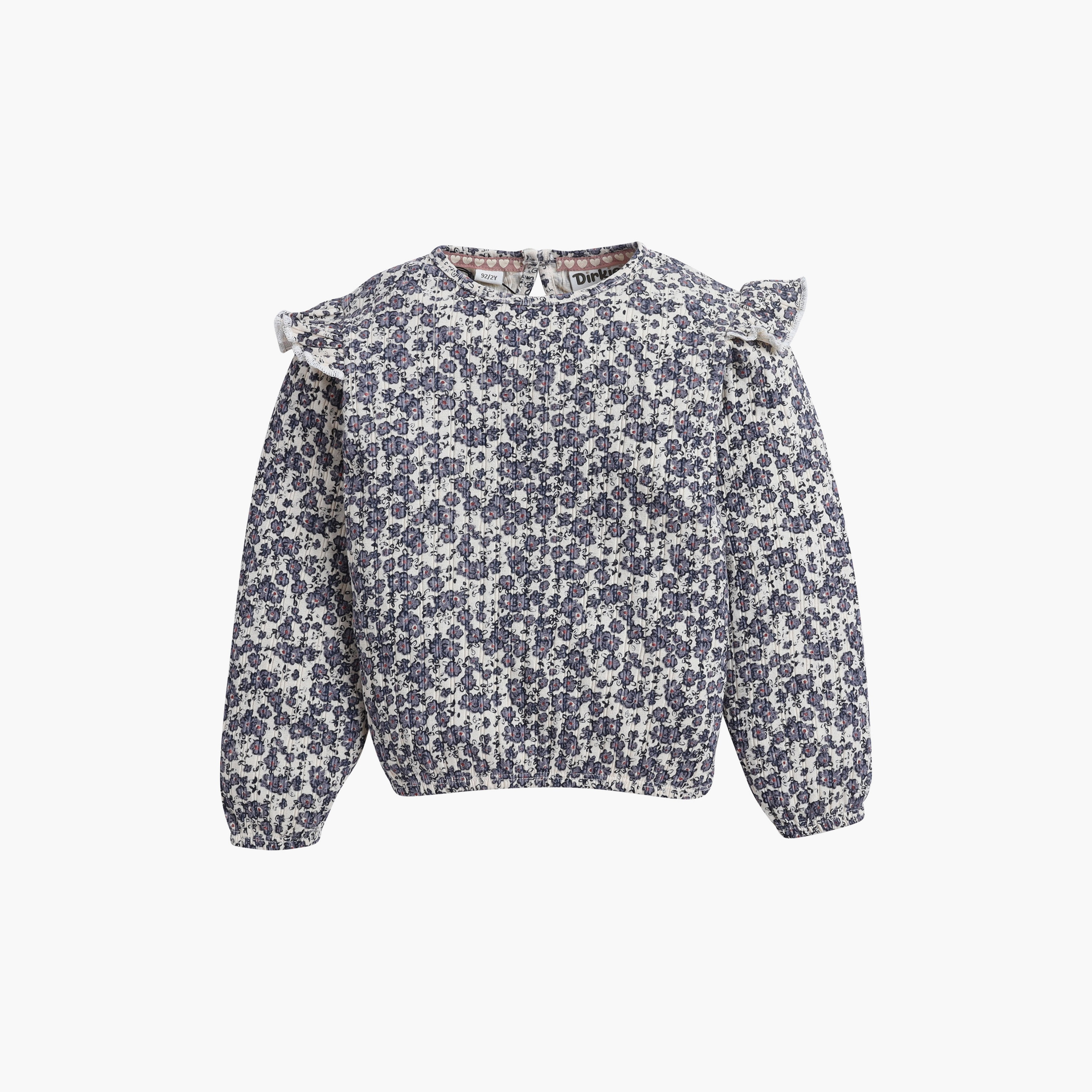 طقم من قطعتين بلوزة وبنطلون بطبعة من ديركيه-girls-clothing-winterwear-setsandcoords-image-3