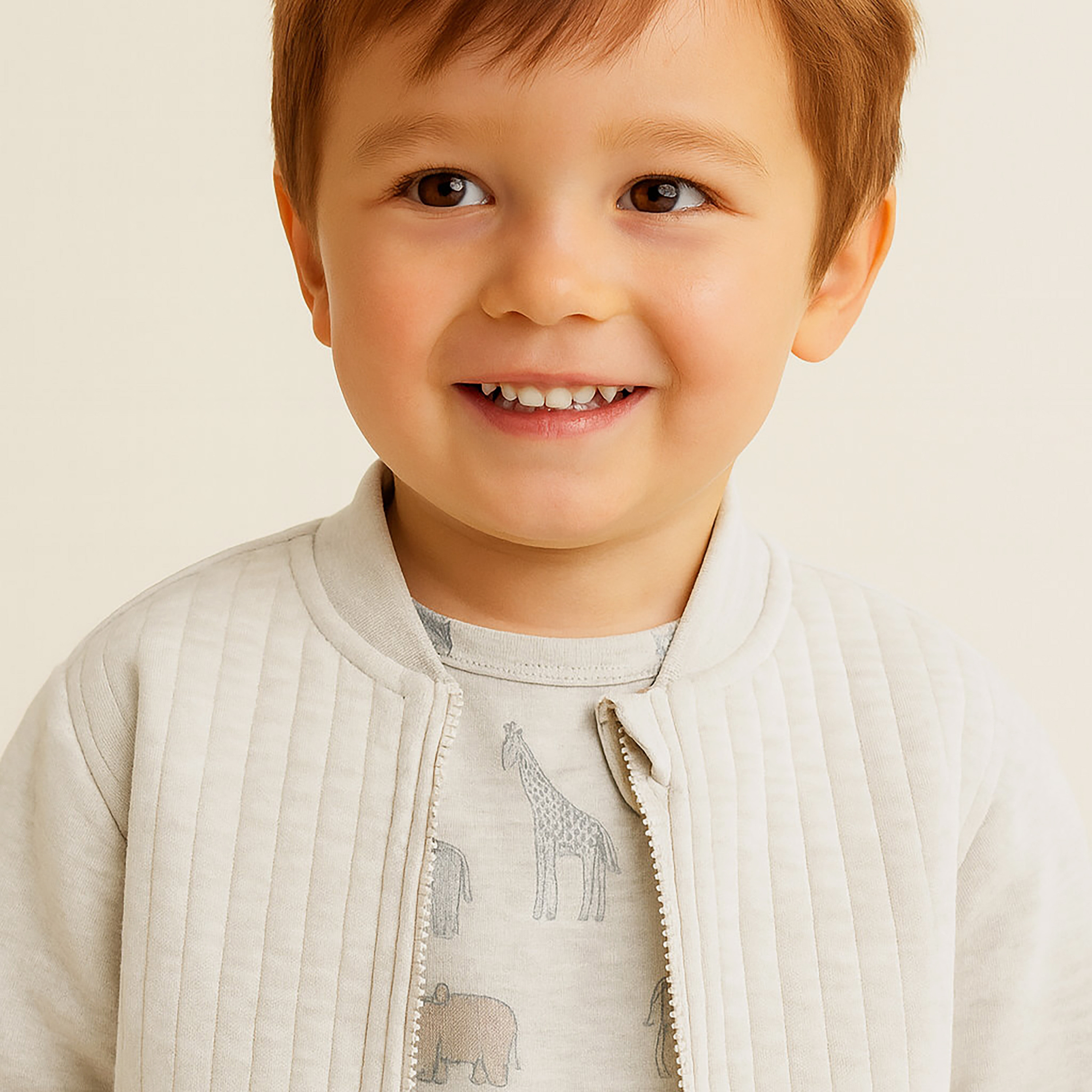 Dirkje 3-Piece Animal Printed T-shirt, Jacket with Pants-baby-boys-clothing-winterwear-setsandcoords-image-6