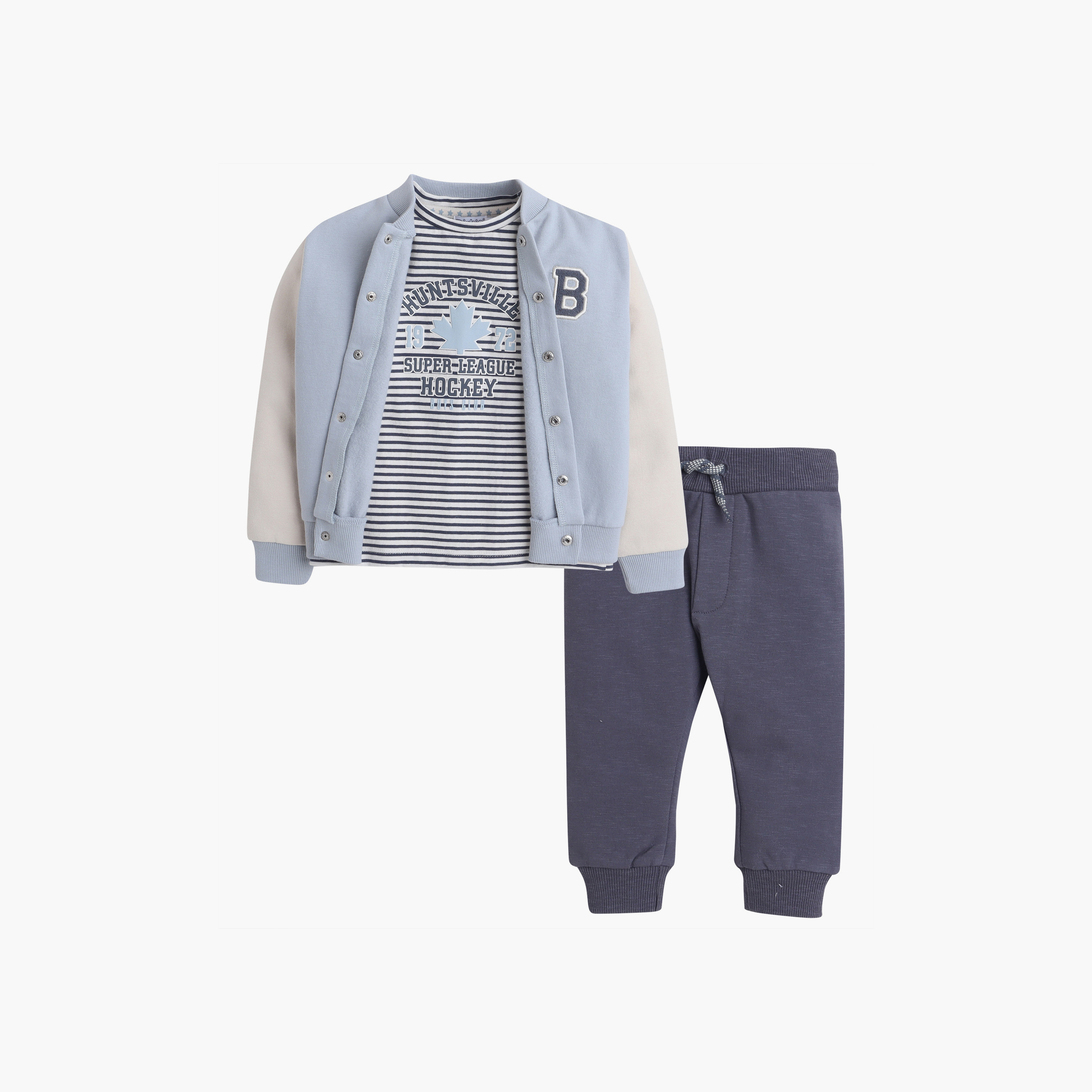 Dirkje 3-Piece Varsity Printed Jacket, Jogger & T-shirt Sets-baby-boys-clothing-winterwear-setsandcoords-image-2