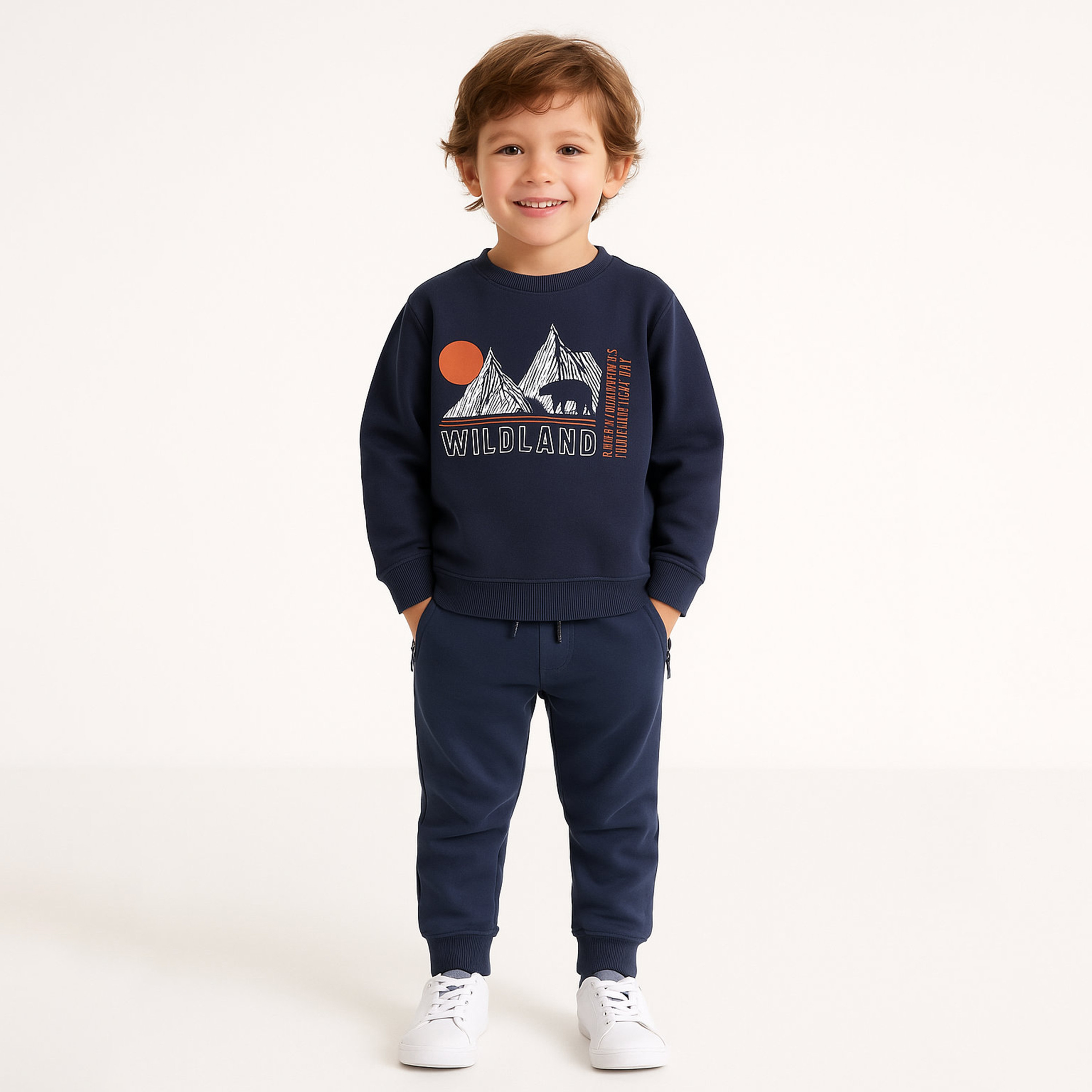 Dirkje 2-Piece Wildland Printed Sweatshirt & Jogger Sets-baby-boys-clothing-winterwear-setsandcoords-image-1