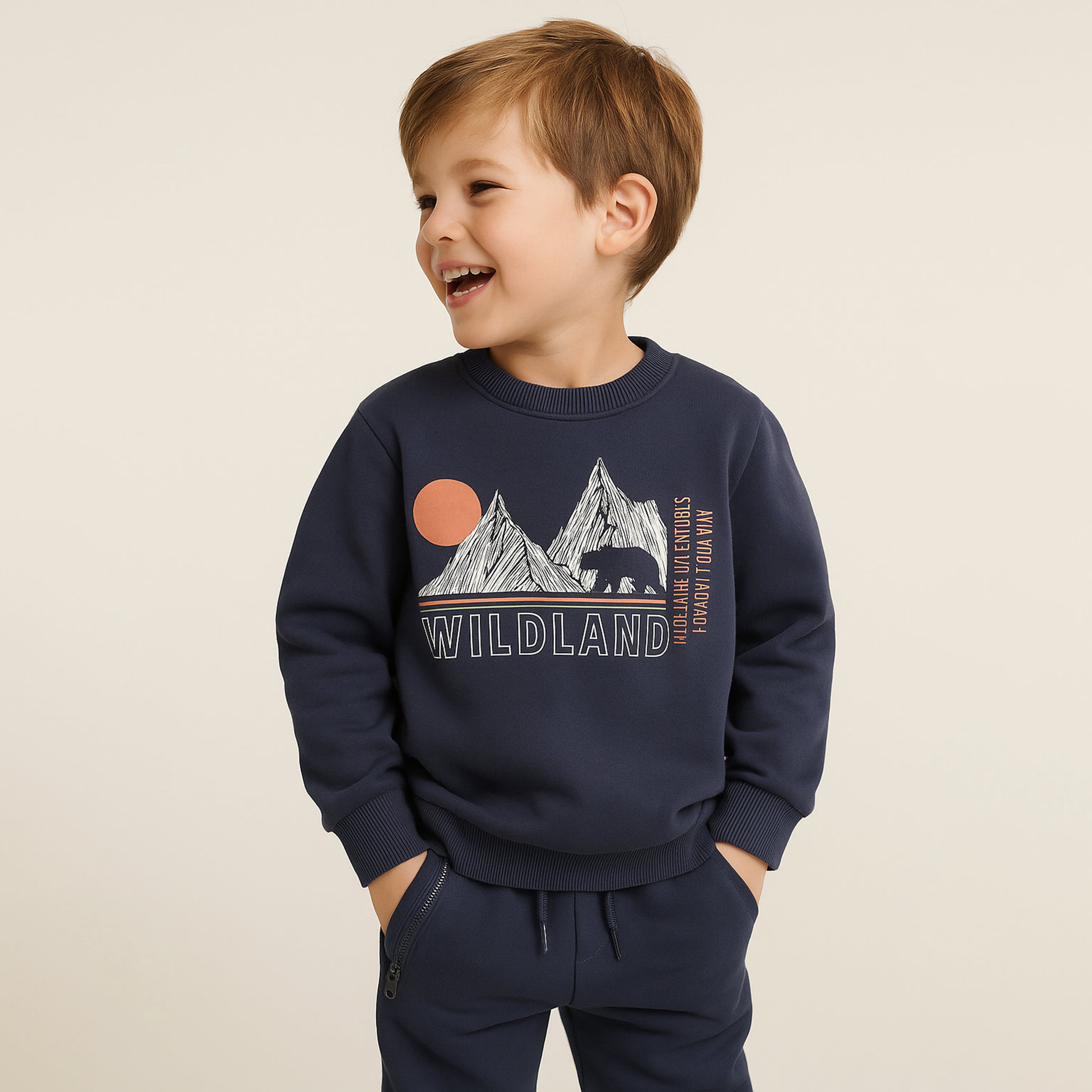 Dirkje 2-Piece Wildland Printed Sweatshirt & Jogger Sets-baby-boys-clothing-winterwear-setsandcoords-image-4