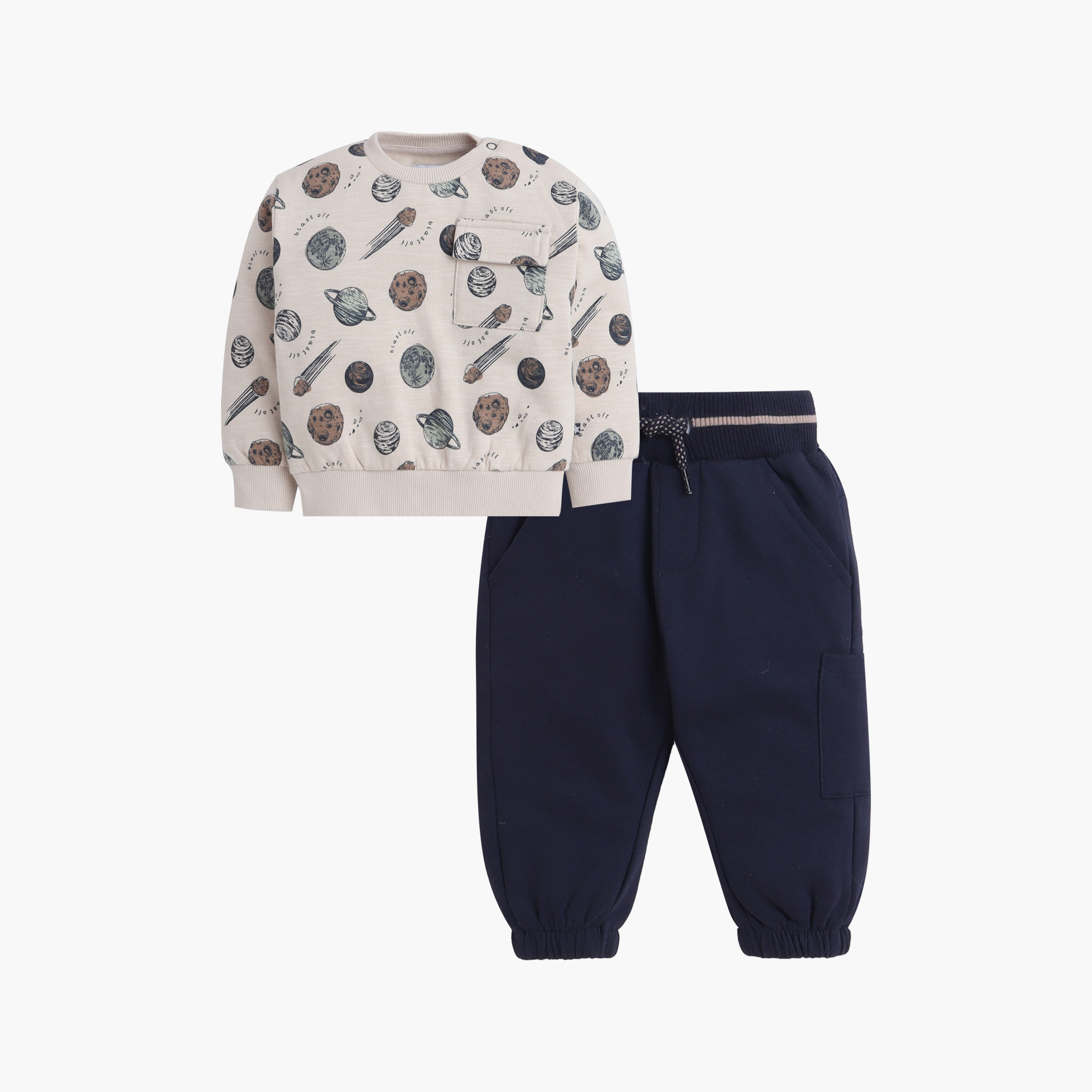 Dirkje 2-Piece Printed Sweatshirt with Pants-boys-clothing-setsandcoords-image-2