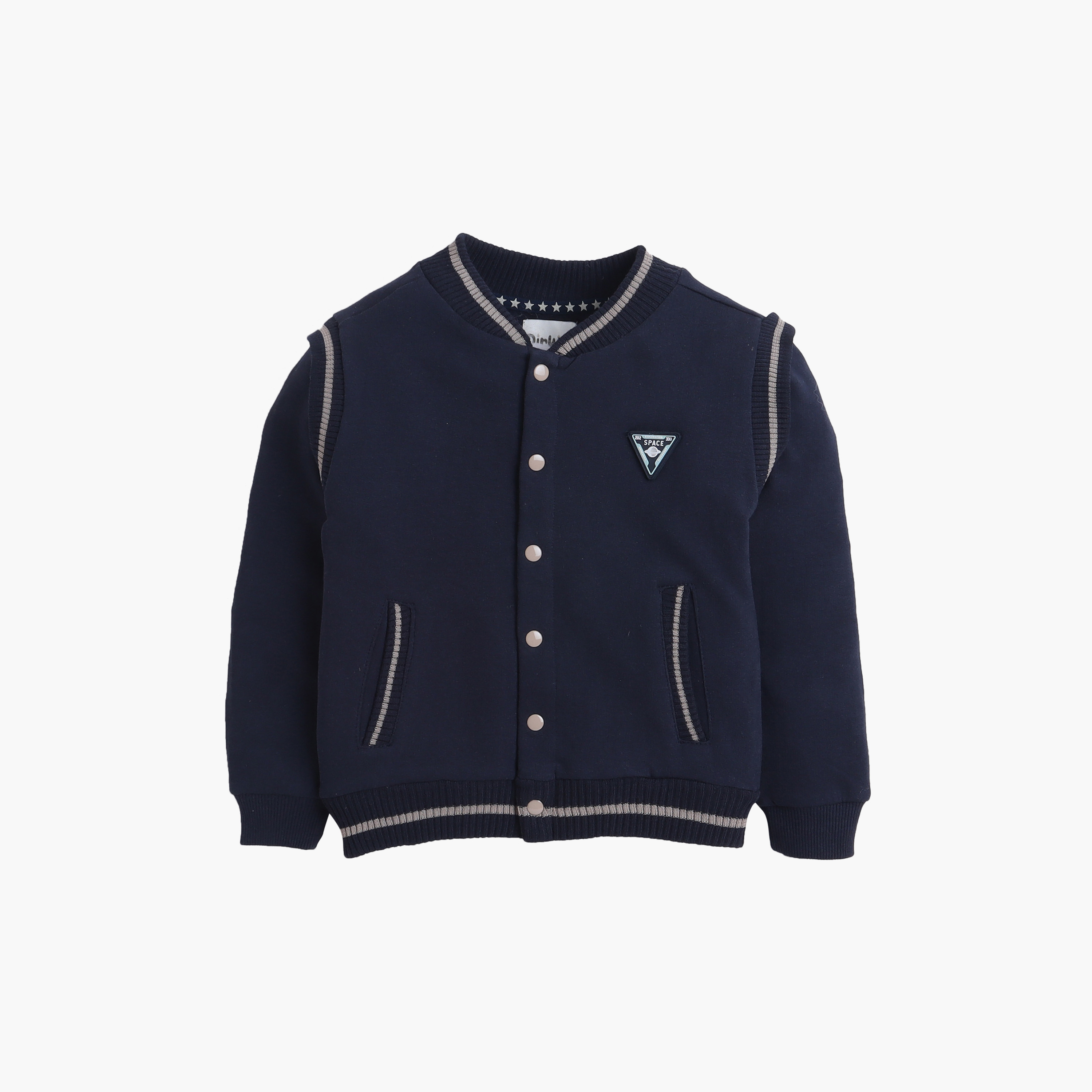 Dirkje Space Club Printed Jacket-boys-clothing-sweatshirts-image-3