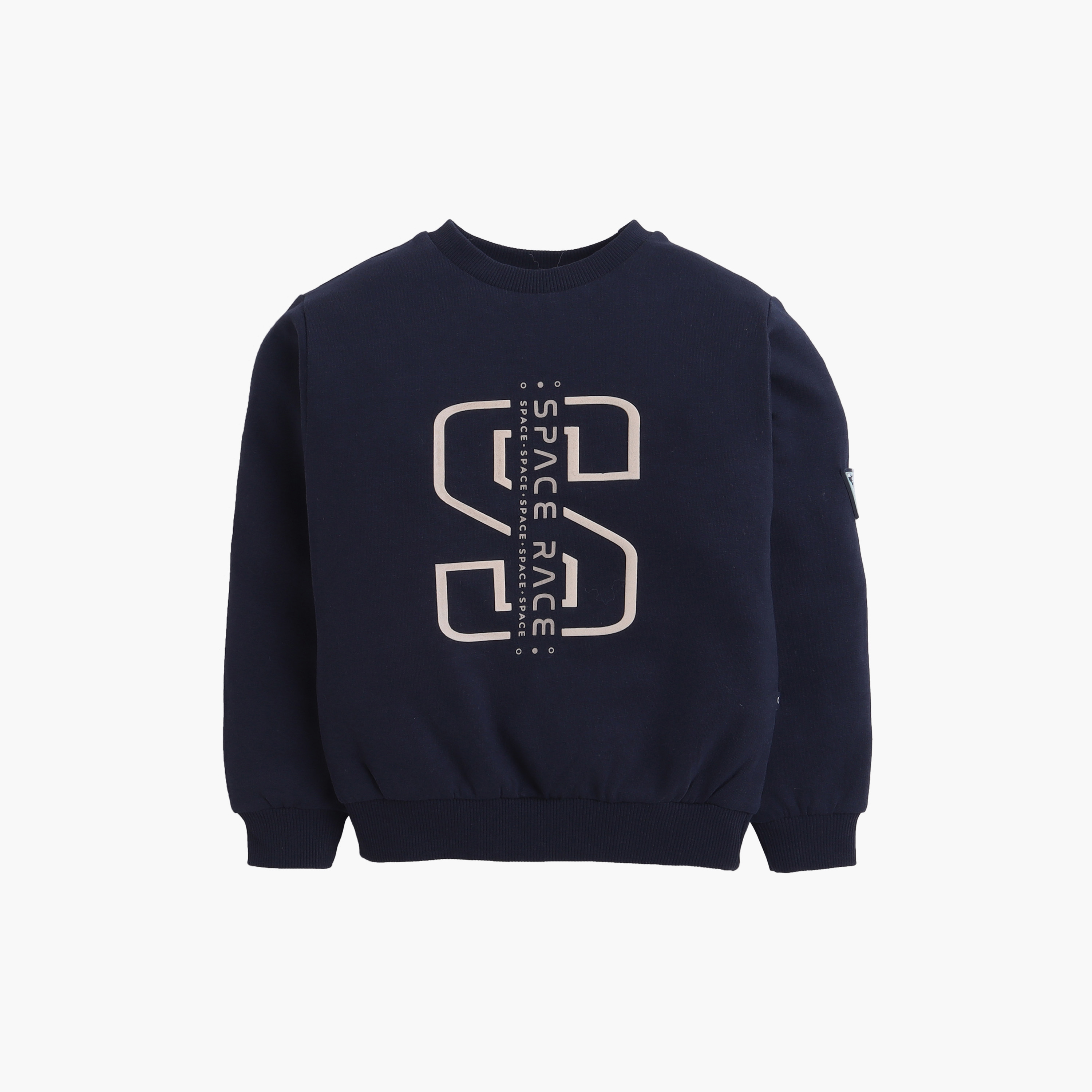 طقم من قطعتين سويت شيرت وبنطلون رياضي بطبعة سبيس ريس من ديركيه-baby-boys-clothing-winterwear-setsandcoords-image-3