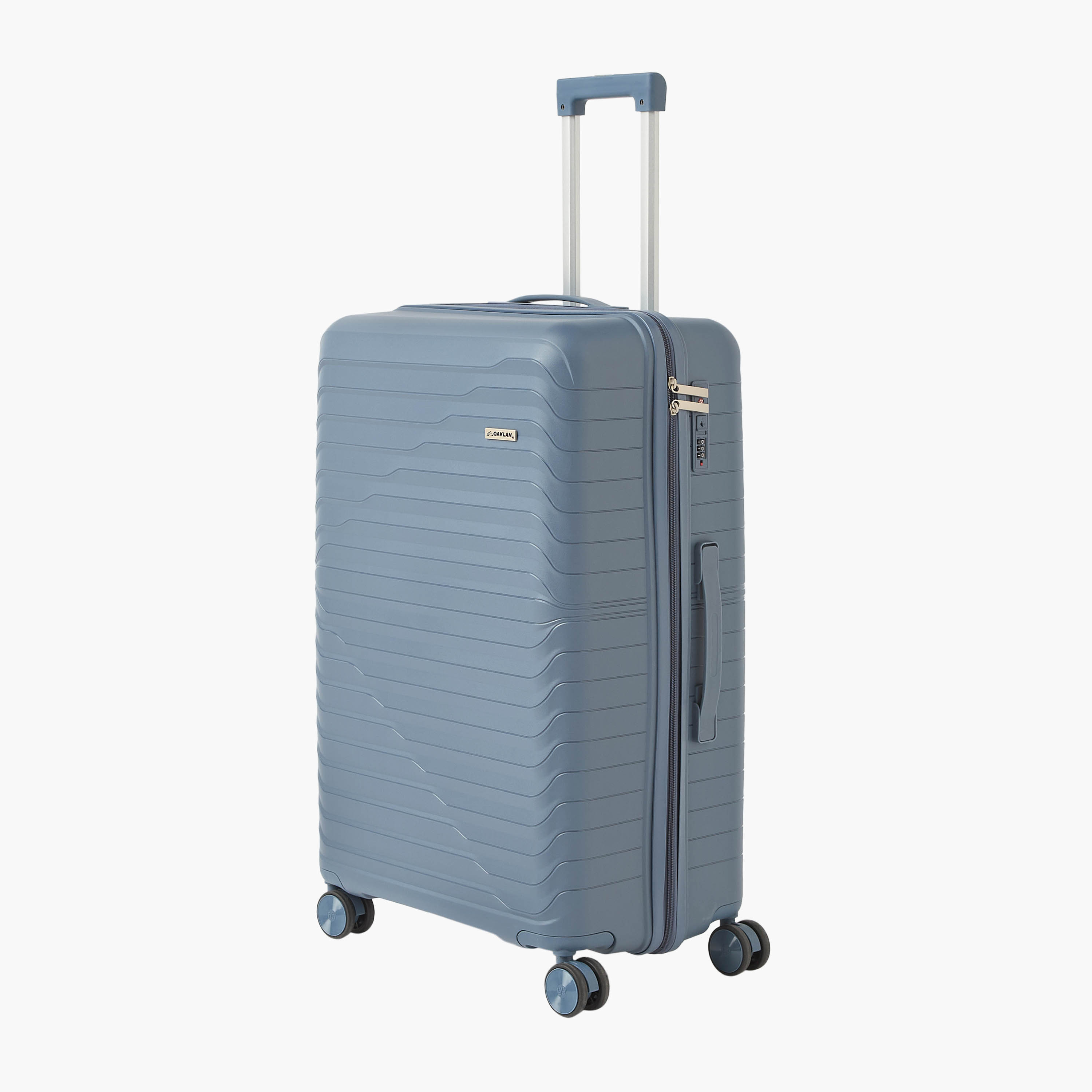 Oaklan by Shoexpress Textured 3-Piece Hardcase Trolley Bag Set-travel-luggagesandbags-luggage-image-3