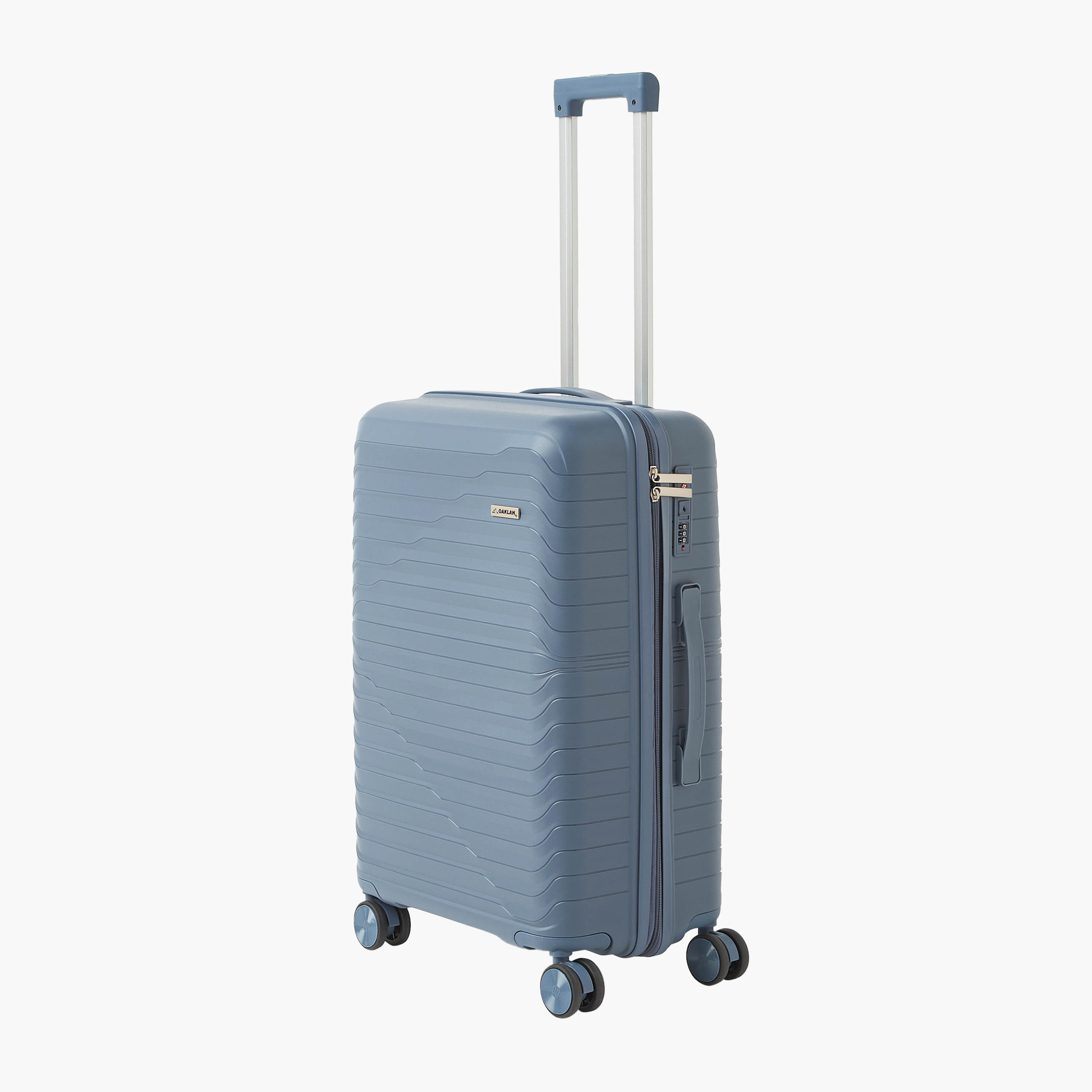 Oaklan by Shoexpress Textured 3-Piece Hardcase Trolley Bag Set-travel-luggagesandbags-luggage-image-4