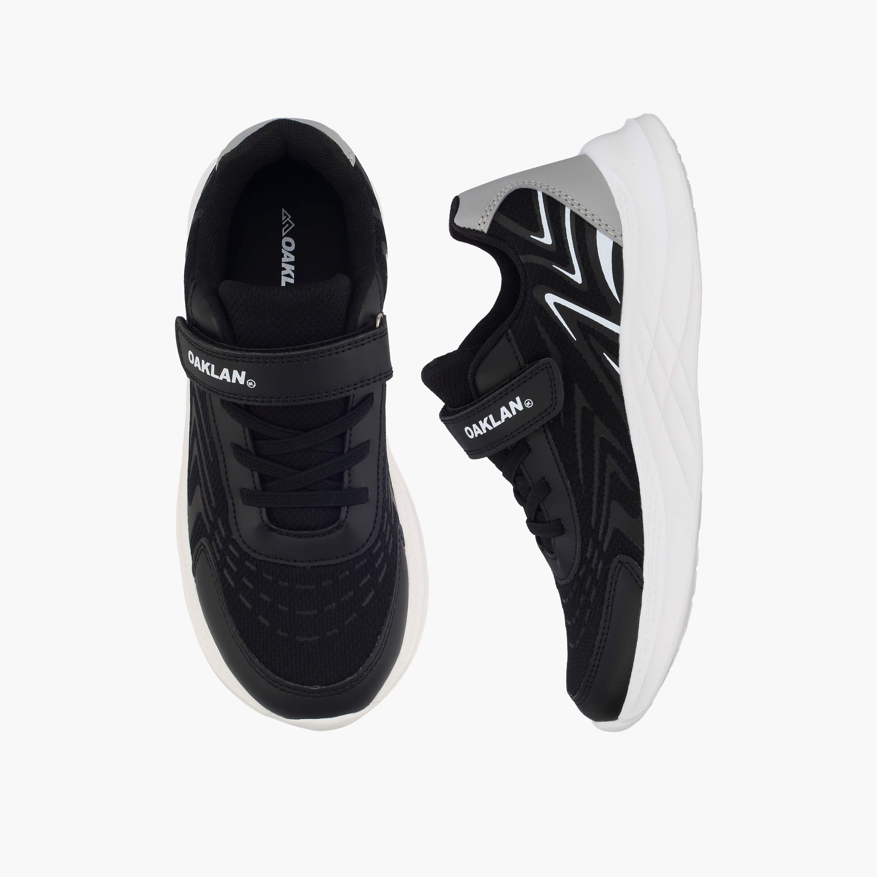 Oaklan by Shoexpress Boys Hook & Loop Running Shoes-boys-shoes-sports-image-1