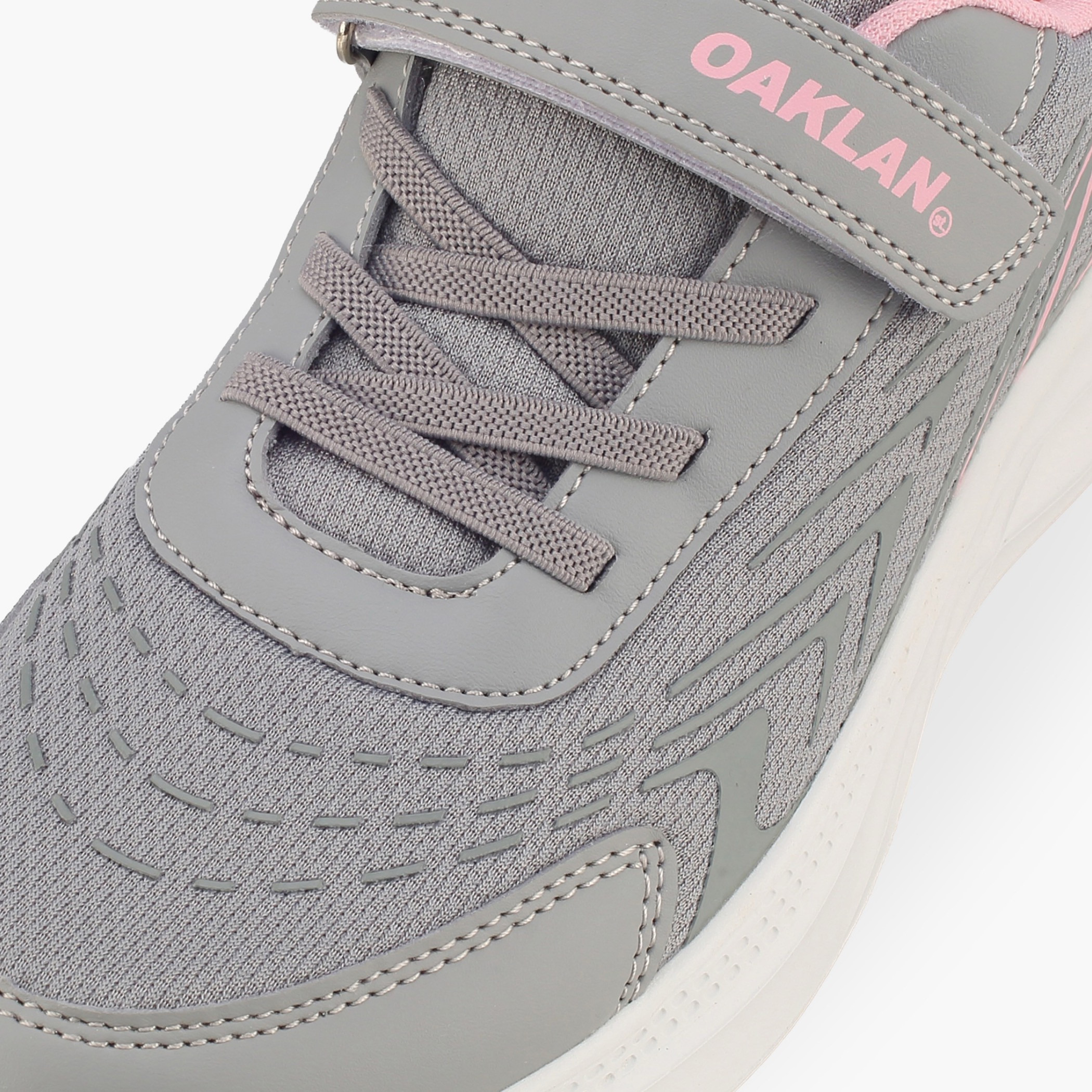 Oaklan by Shoexpress Girls Hook & Loop Running Shoes-sports-girls-shoes-image-9