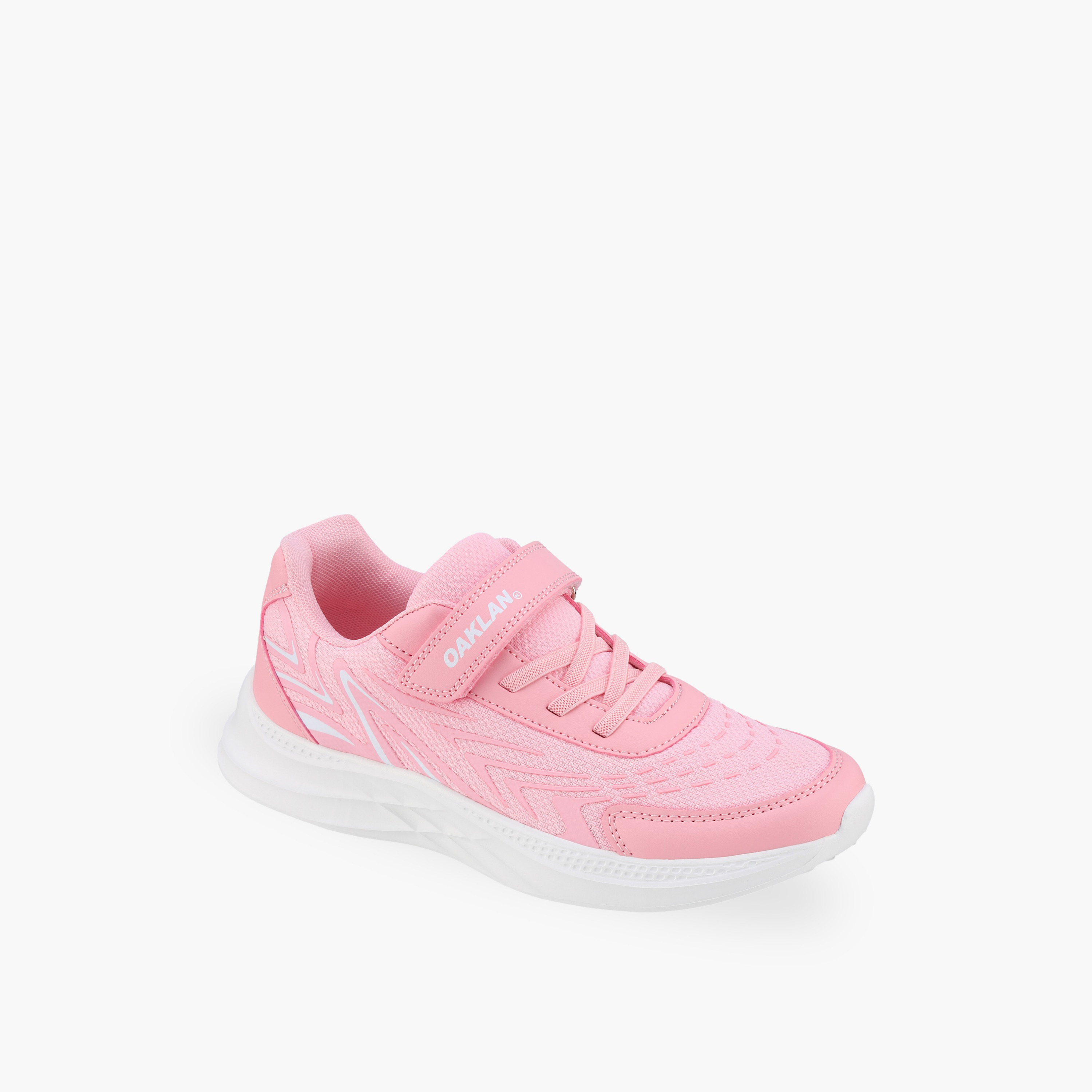 Oaklan by Shoexpress Girls Hook & Loop Running Shoes-sports-girls-shoes-image-2