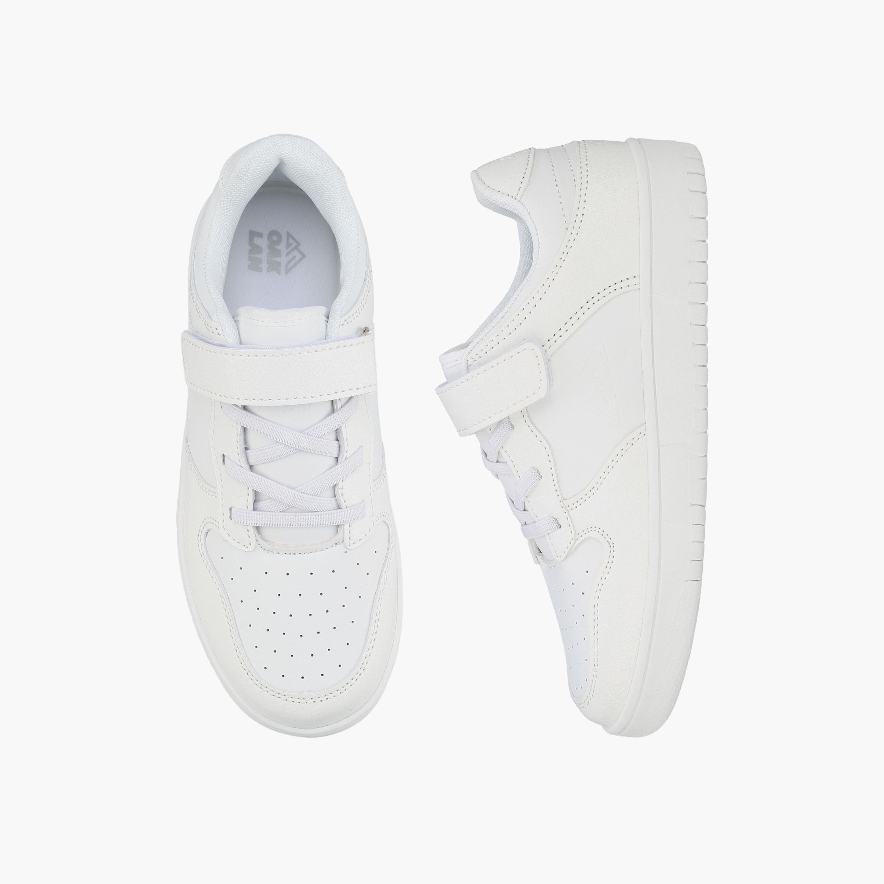 Oaklan by Shoexpress Girls Hook & Loop Ankle Sneakers-girls-shoes-sneakers-image-1