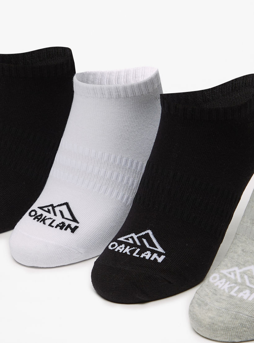 جوارب رياضية طول الكاحل بطبعات من أوكلان - طقم من 5 أزواج-women-socksandstockings-image-2