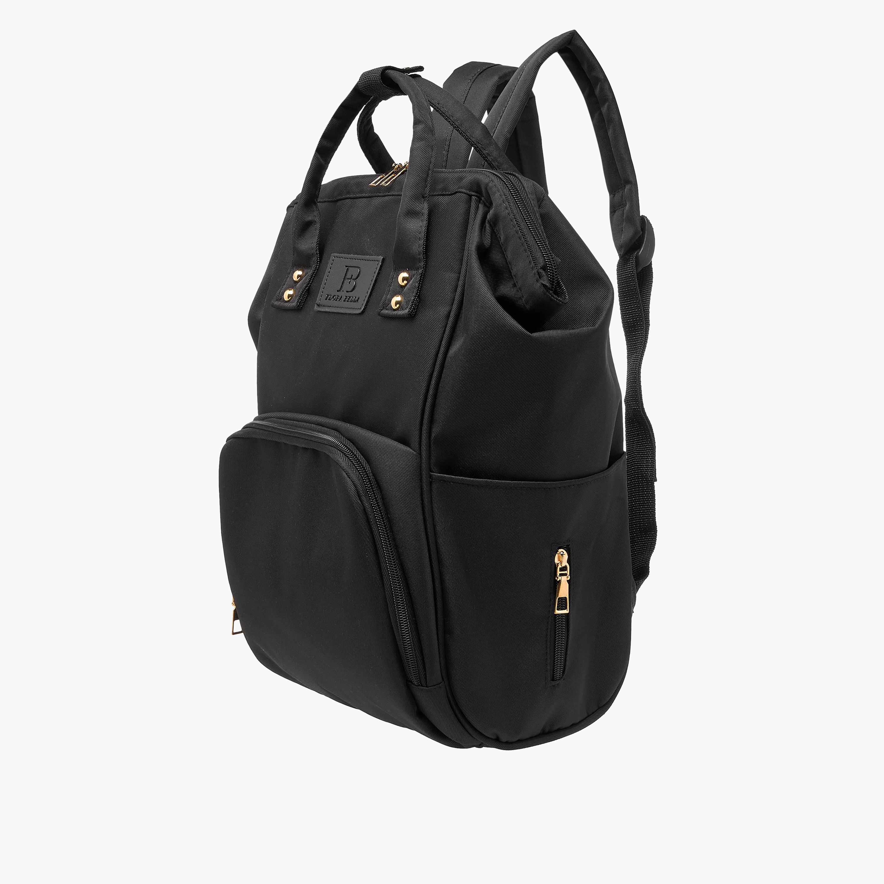 Flora Bella Textured Backpack with Adjustable Straps and Zip Closure - 18x24x39 cm-women-bagsandwallets-backpacks-image-2