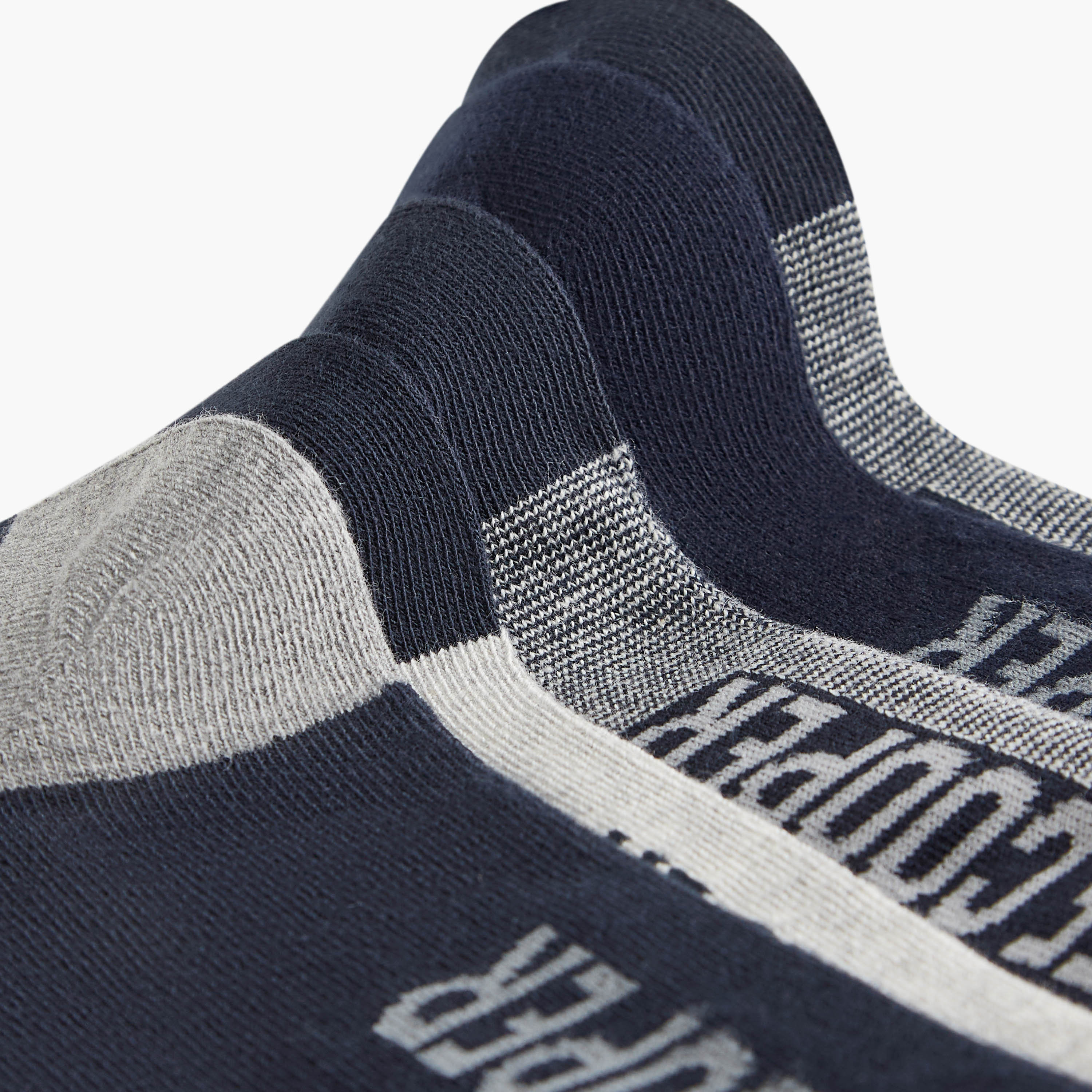 Lee Cooper Printed Non Terry Ankle Lenght Socks - Set of 5-men-socks-image-4