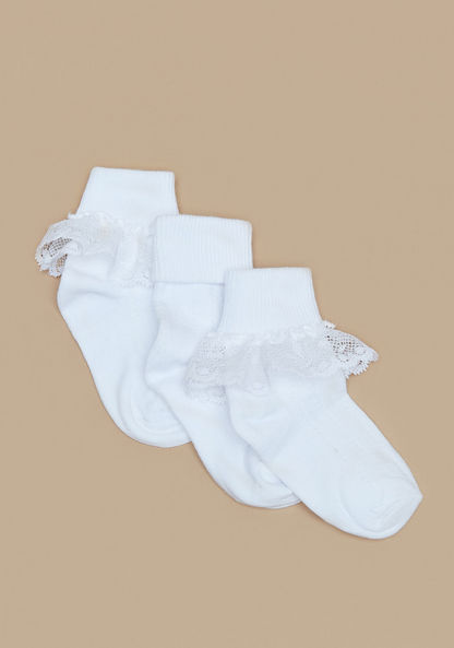 Assorted Socks - Set of 3-Girl%27s Socks & Tights-image-1