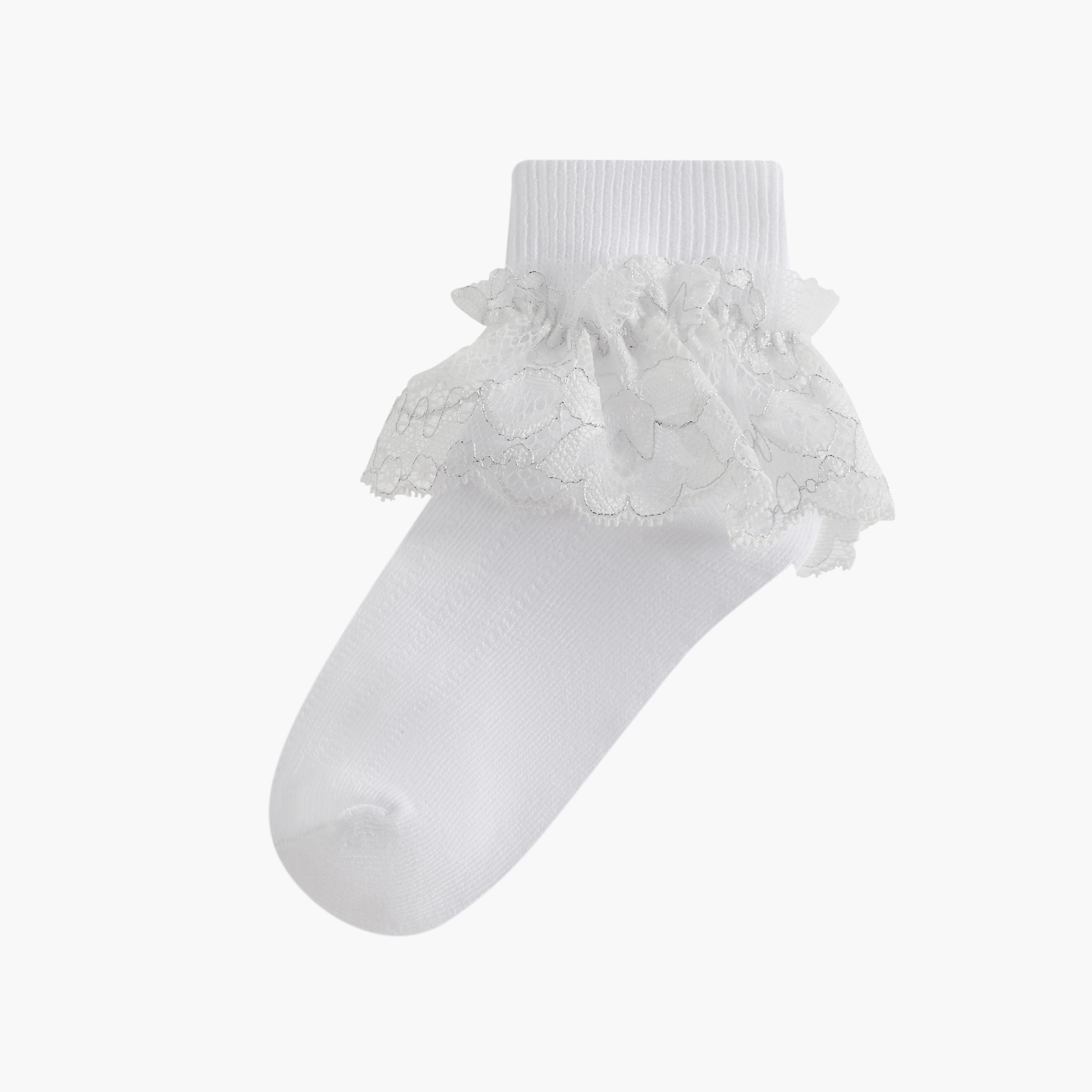 Little Missy Non-Terry Ankle Length Socks - Set of 3-girls-accessories-socks-image-2