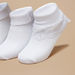 Textured Ankle Length Socks - Set of 3-Girl%27s Socks & Tights-thumbnail-1